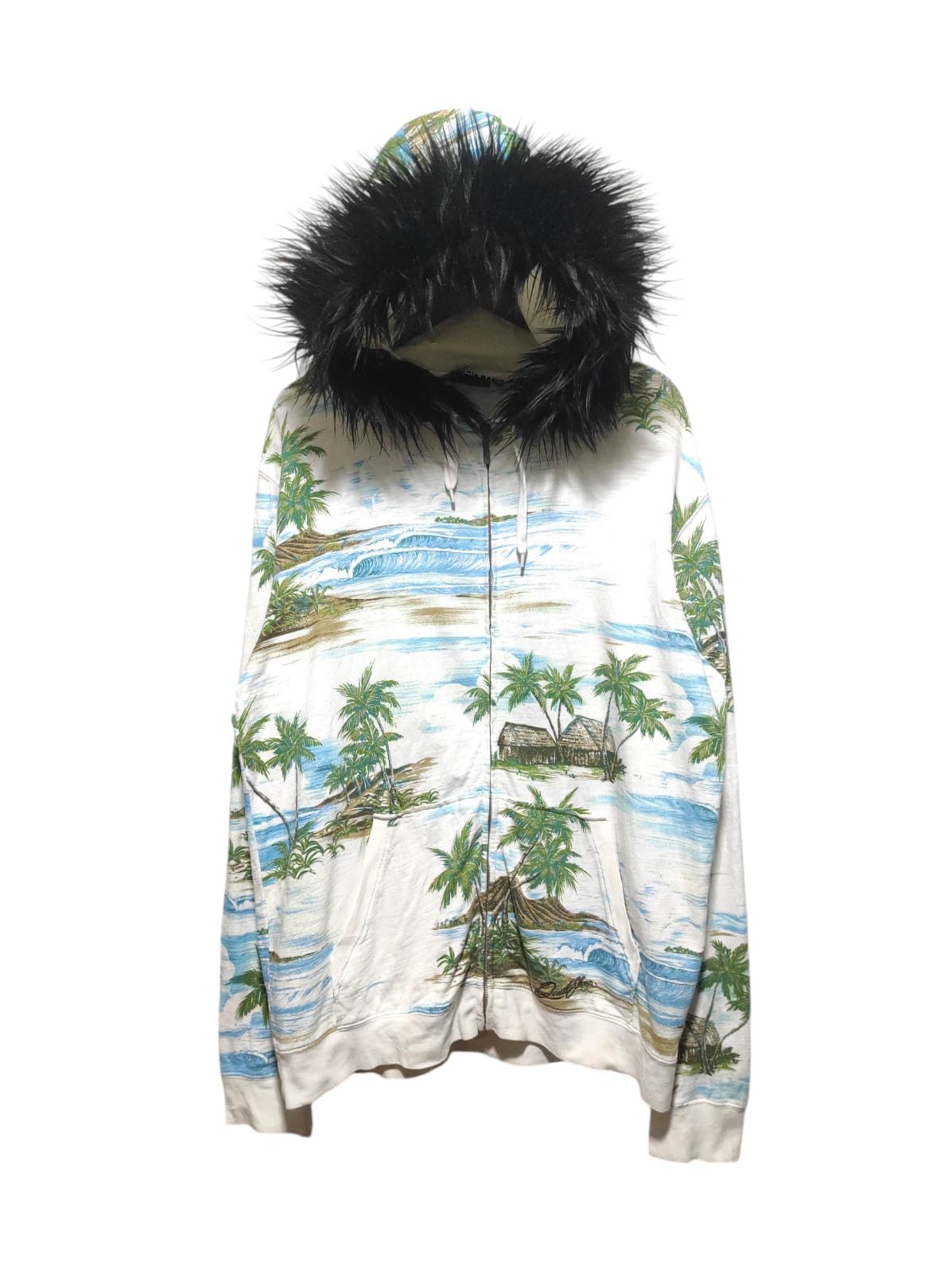 Quiksilver Quiksilver Zipper Fur Hoodie LGB style Size US XL / EU 56 / 4 - 1 Thumbnail