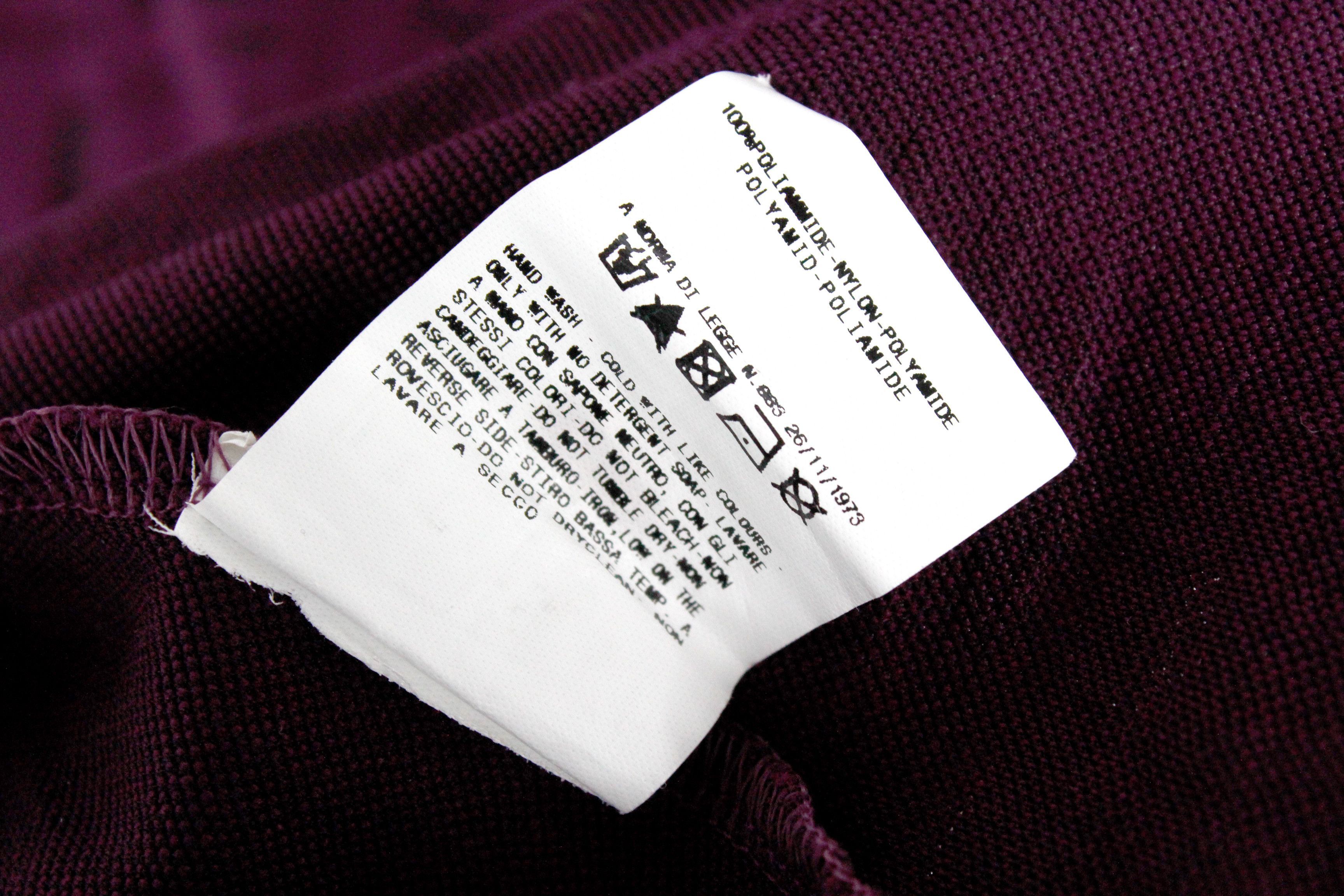 Versace × Versace Jeans Couture Womens Versace SPORT Purple Monogram Logo Nylon Top Jumper Size M / US 6-8 / IT 42-44 - 9 Thumbnail