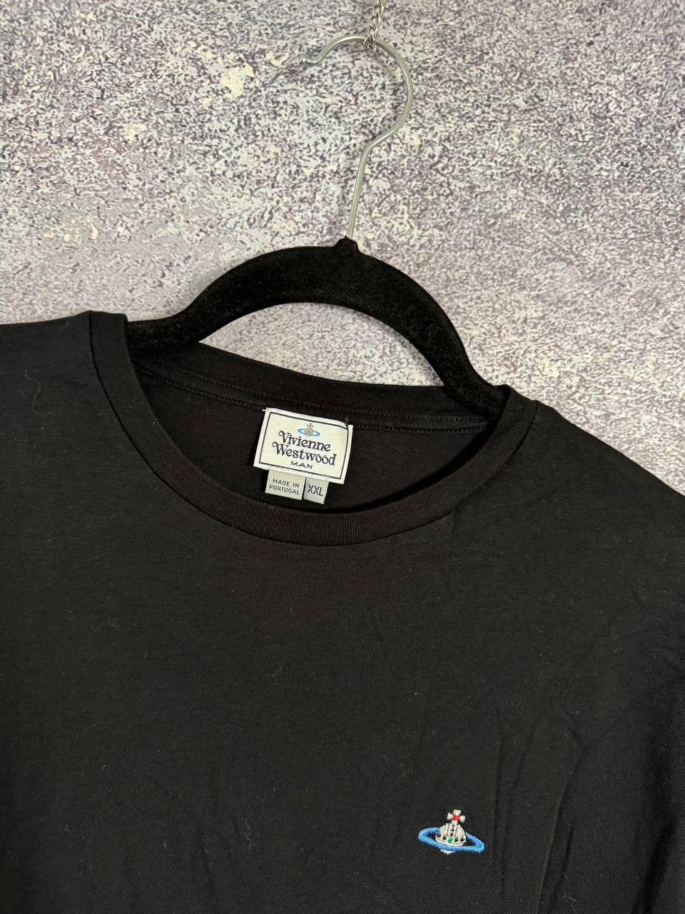 Vivienne Westwood Vivienne Westwood Orbital Embroidered Black Tee 2XL Size US XXL / EU 58 / 5 - 10 Thumbnail