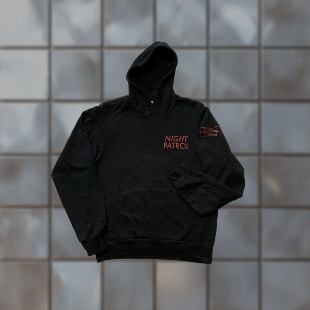 Vintage VINTAGE Panavision Night Patrol ACAV Skull Iron Cross Horror Film Movie Crew Hoodie Sz.S Black Pullover Mens Skull Graphic 90s Size US S / EU 44-46 / 1 - 1 Thumbnail
