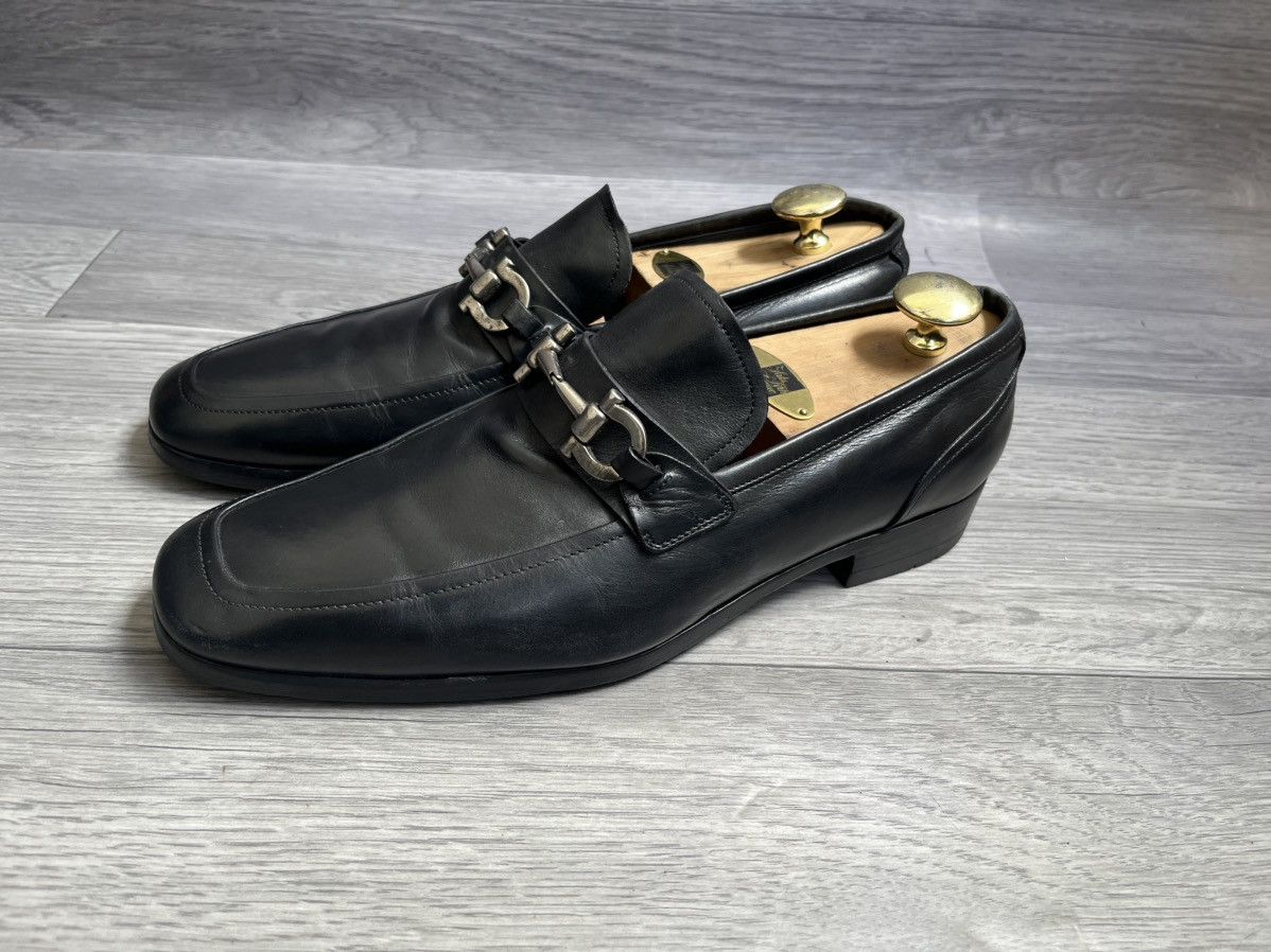 Salvatore Ferragamo Salvatore ferragamo horsebit black leather loafers Size US 9 / EU 42 - 4 Thumbnail