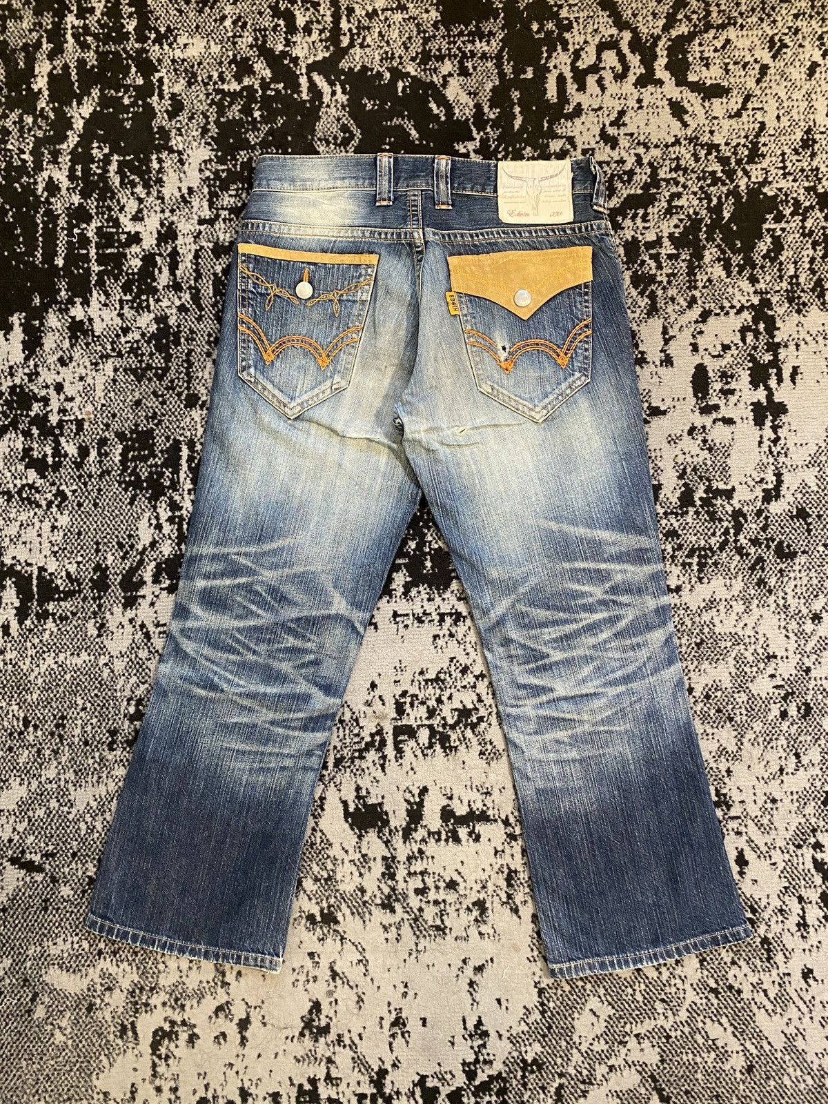 Edwin Edwin Distressed Washed Denim Japanese brand Size US 32 / EU 48 - 2 Thumbnail