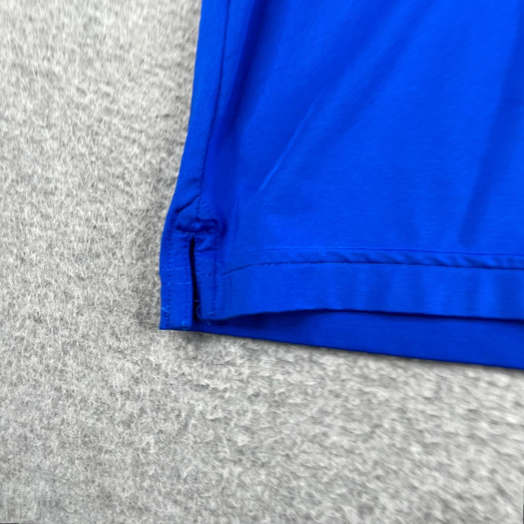 Under Armour Under Armour HeatGear Polo Shirt Mens Large Blue Striped Performance Polo Shirt Regular Fit Sports Golf Shirts Size US L / EU 52-54 / 3 - 2 Thumbnail