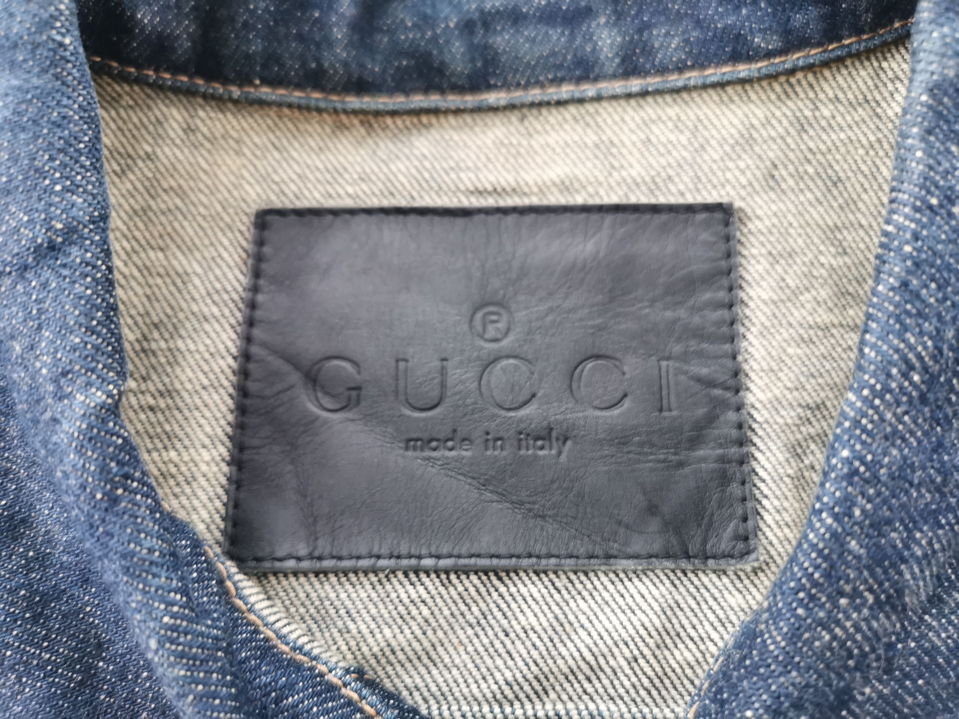 Gucci Vintage Gucci Denim Jacket Made In Italy Size S Size US S / EU 44-46 / 1 - 4 Thumbnail