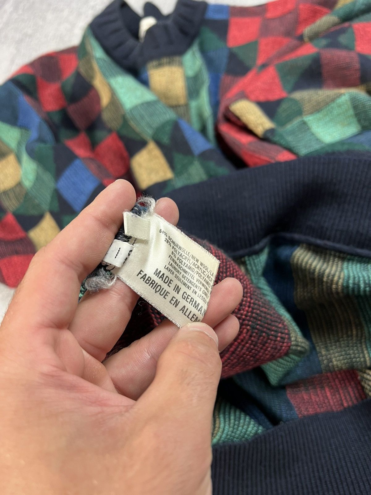 Carlo Colucci × Vintage Vintage Carlo Colucci multicolour knit sweater Size US M / EU 48-50 / 2 - 12 Thumbnail