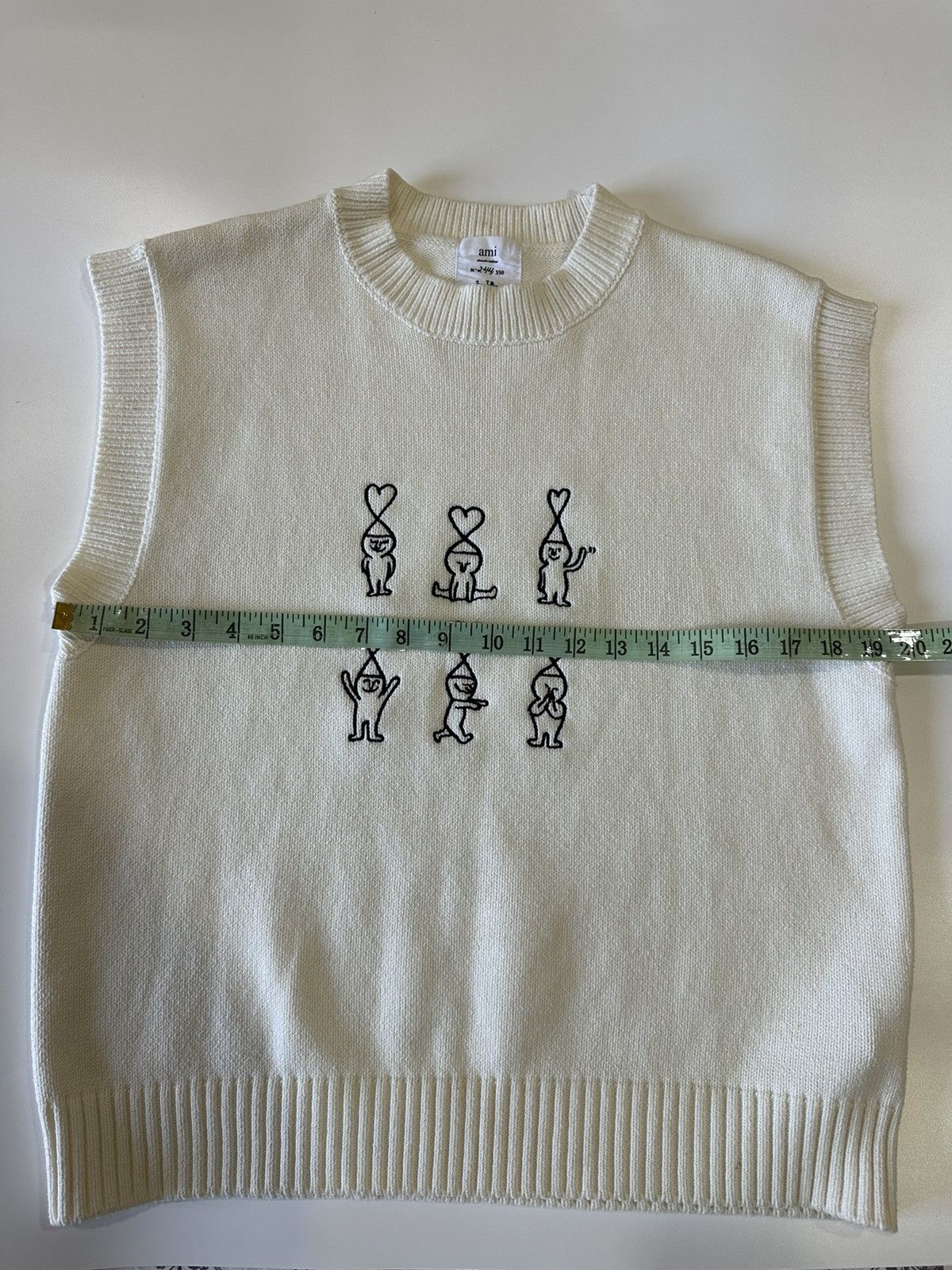 AMI Ami vest knit sweater Size XS / US 0-2 / IT 36-38 - 10 Thumbnail