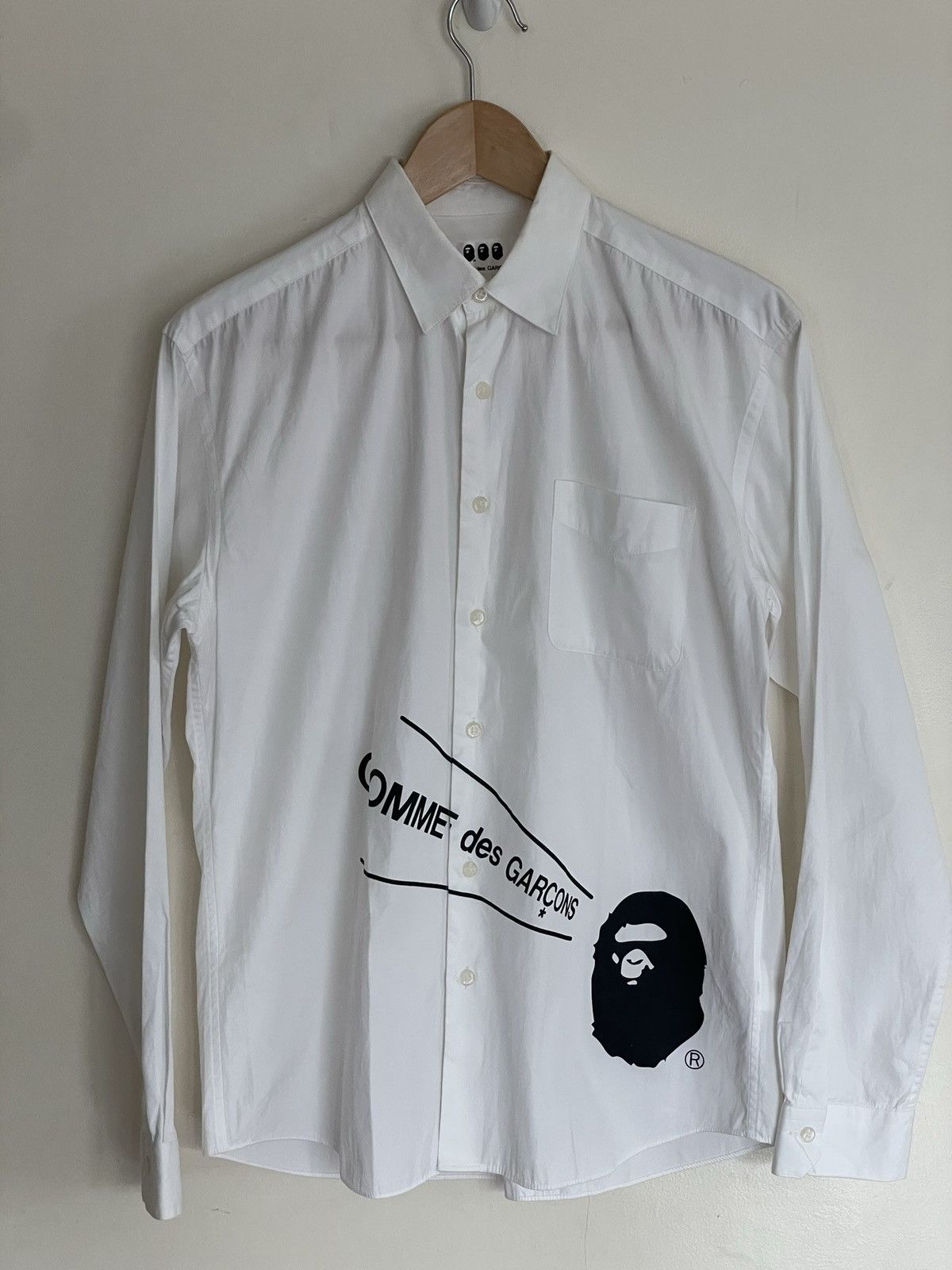 Bape × Comme des Garcons Bape x Comme Des Garcons Button Up Shirt Size US M / EU 48-50 / 2 - 1 Thumbnail
