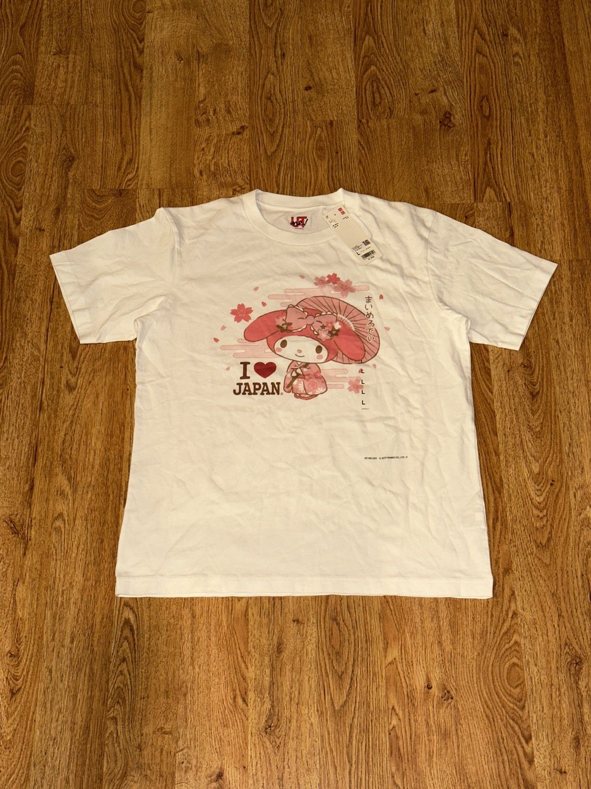 Uniqlo Uniqlo Japan x Sanrio Exclusive I Love Japan My Melody Tee Size US L / EU 52-54 / 3 - 6 Thumbnail