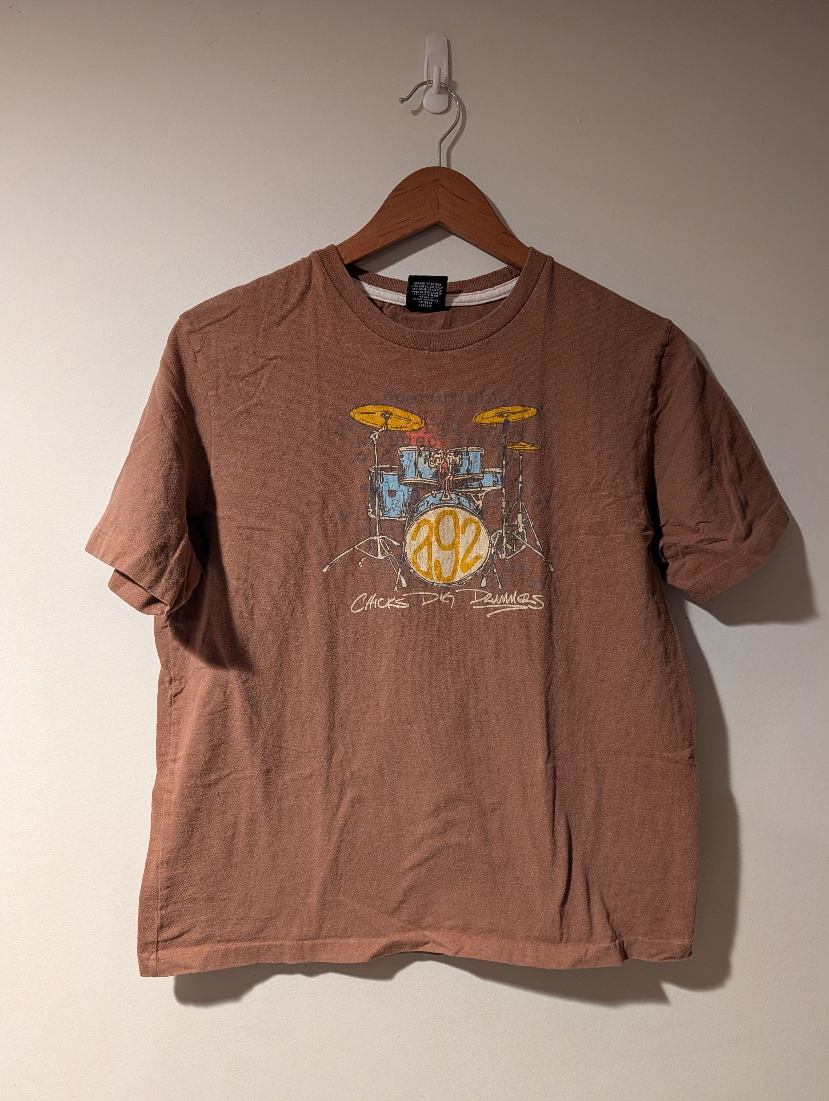 Abercrombie & Fitch Vintage Y2K Abercrombie Chicks Dig Drummer Tee KIDS XL Size US XL / EU 56 / 4 - 1 Thumbnail