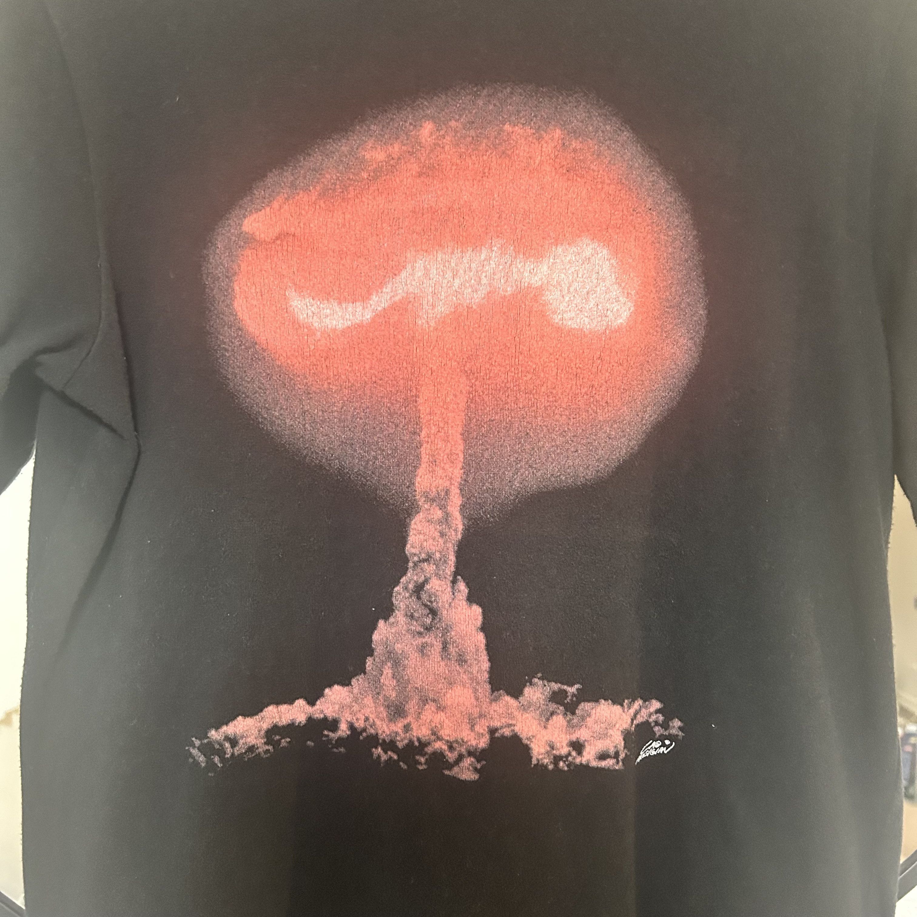 Lad Musician LAD MUSICIAN RARE Shirt black Nuclear Bomb Size 42 Japan Size US S / EU 44-46 / 1 - 2 Thumbnail