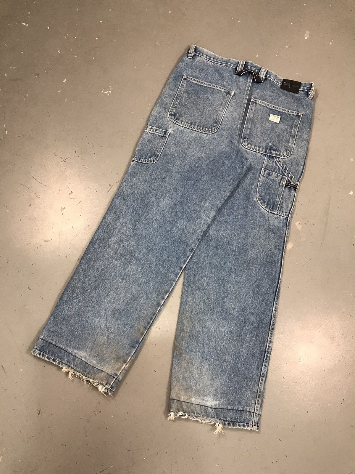 Stussy × Vintage Vintage 90s Stussy straight fit carpenter denim Size US 36 / EU 52 - 8 Thumbnail