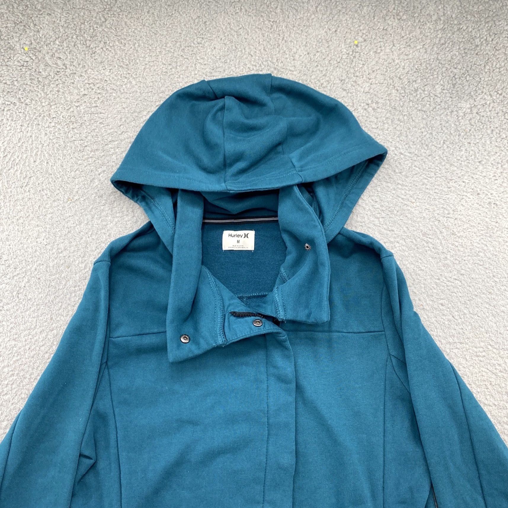Hurley Hurley Women’s Full Zip Hood Jacket Blue Medium Size M / US 6-8 / IT 42-44 - 3 Thumbnail