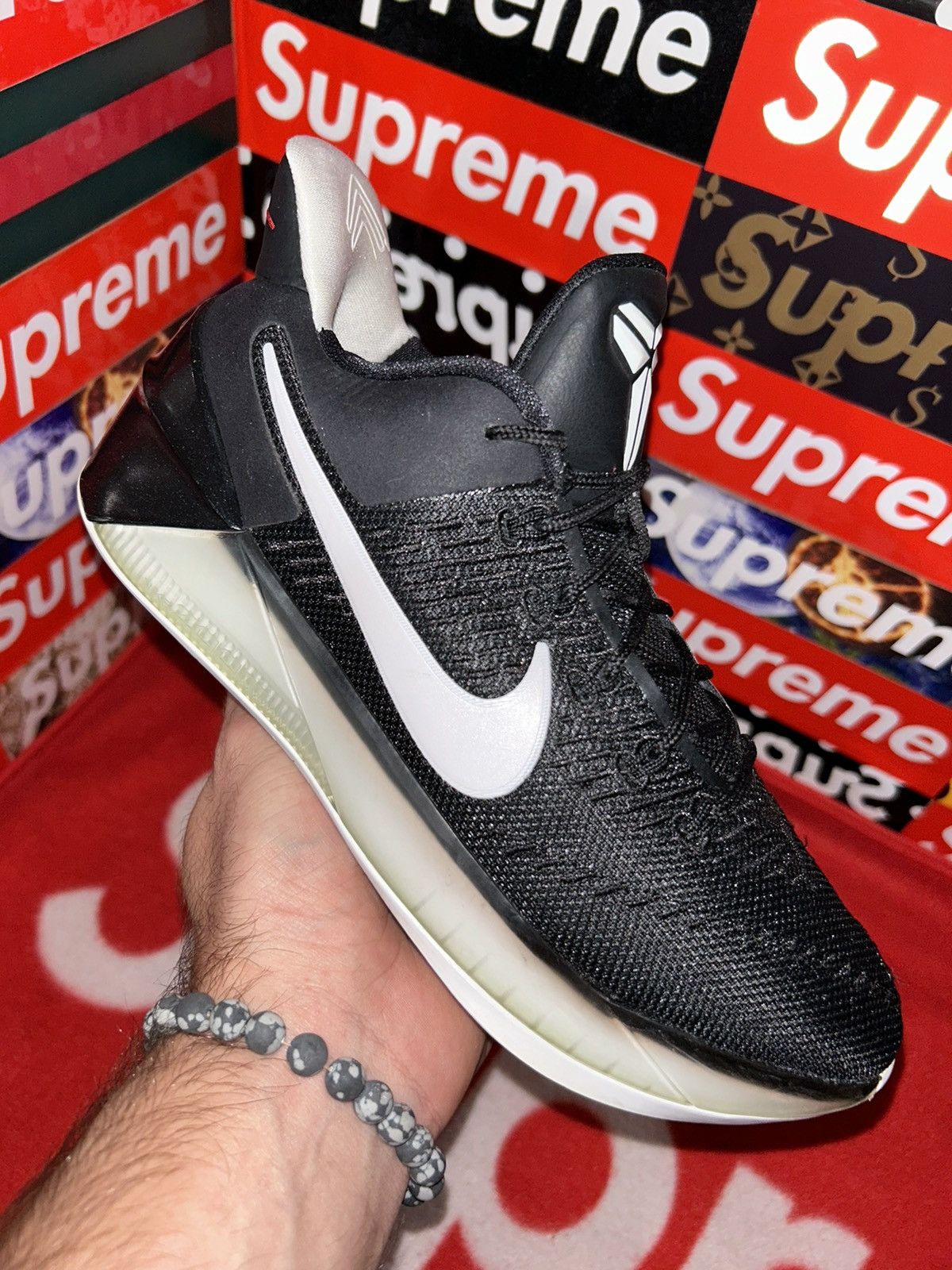 Nike Nike Kobe AD GS Black White 869987-001 size 4.5y Size US 5 / EU 37 - 8 Thumbnail