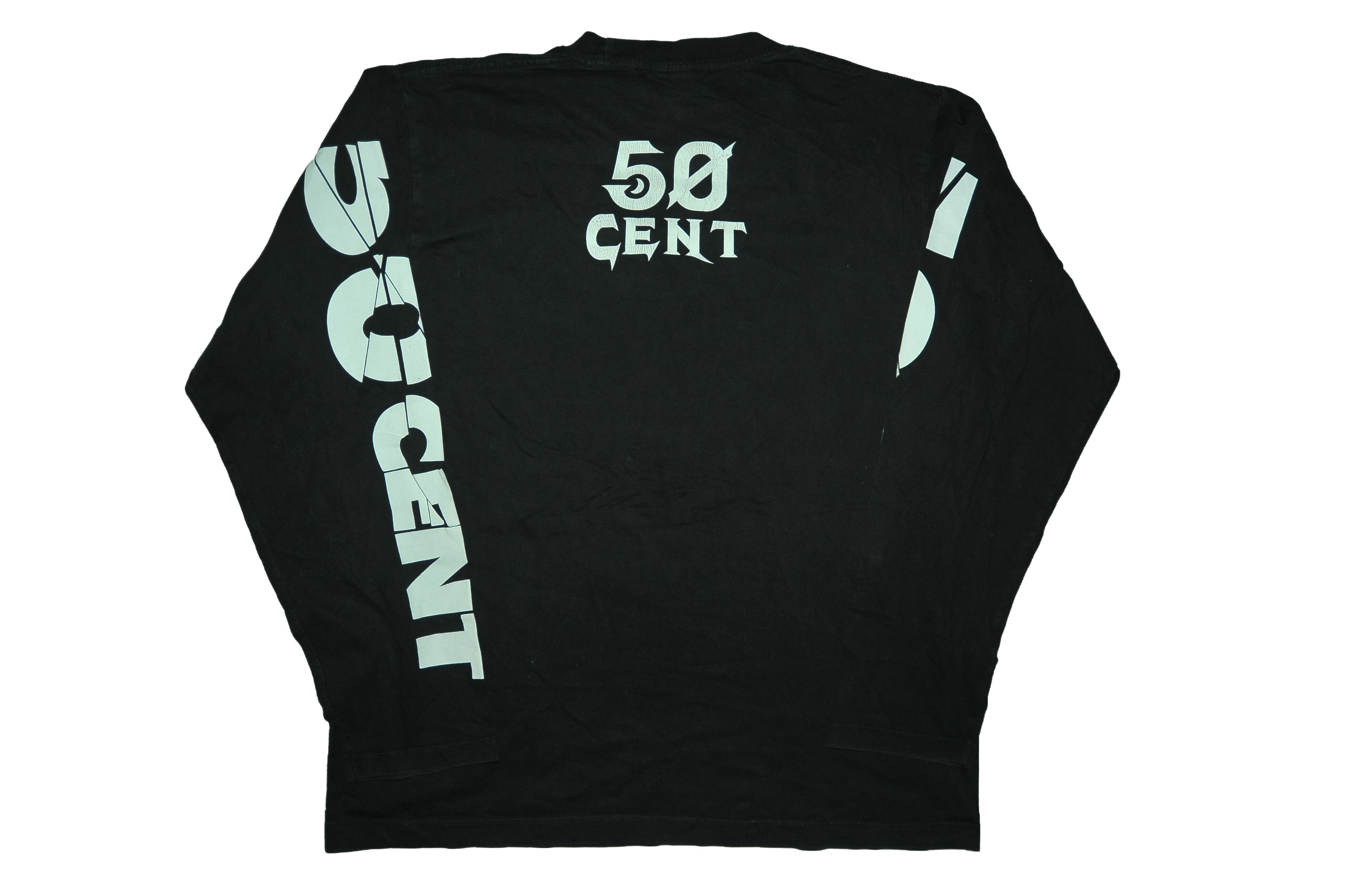 Vintage Vintage 50 Cents Longsleeves Made in Thailand Size US L / EU 52-54 / 3 - 2 Thumbnail