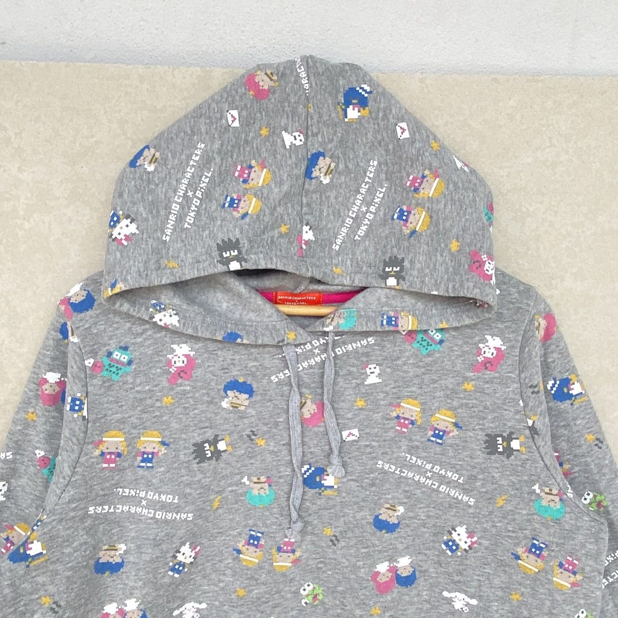 Other Vintage Sanrio Characters X Tokyo Pixel Hoodie Sweater Gray Size L / US 10 / IT 46 - 4 Thumbnail
