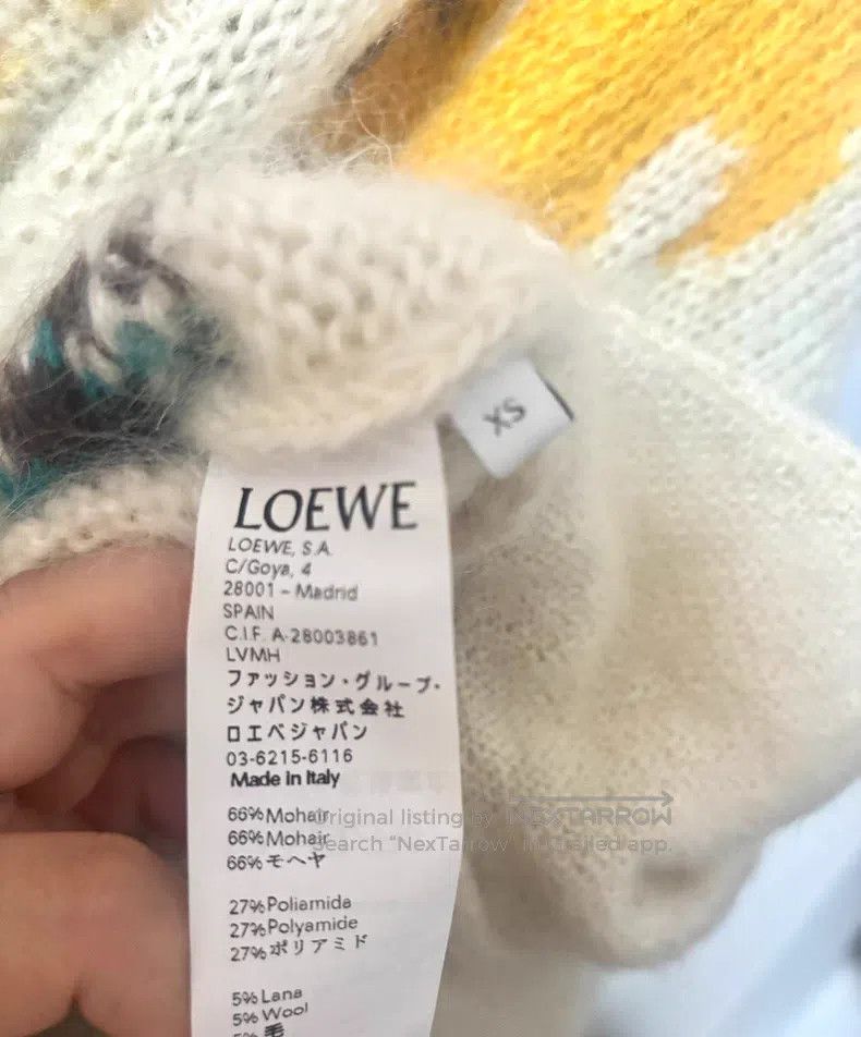 Loewe Loewe Mohair, jacquard squirrel, with logo Size XS / US 0-2 / IT 36-38 - 7 Thumbnail