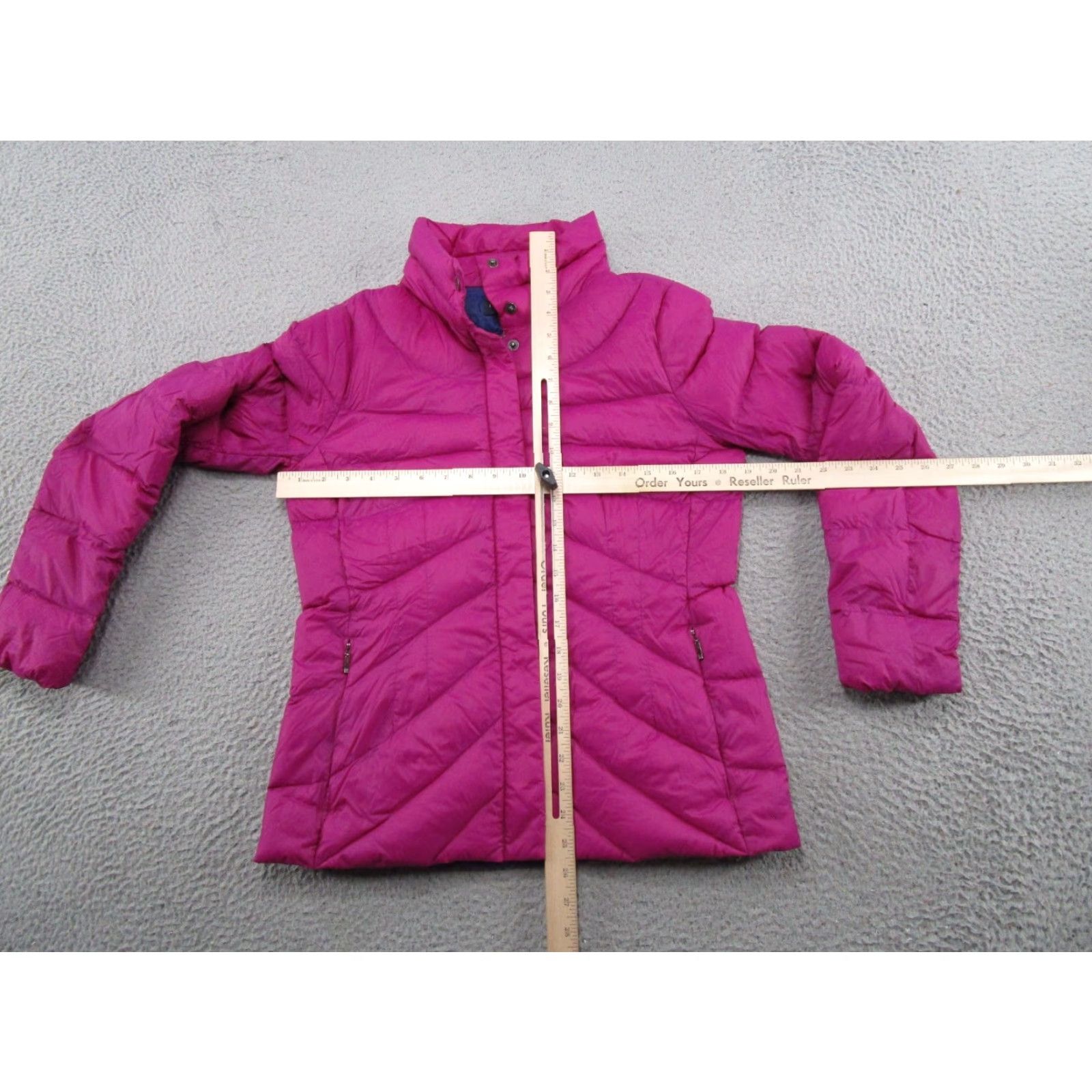 Lands' End VINTAGE Lands' End Down Filled Puffer Jacket Womens XS Pink Outdoor Casual Winter Fall Regular Zip Size XS / US 0-2 / IT 36-38 - 4 Thumbnail