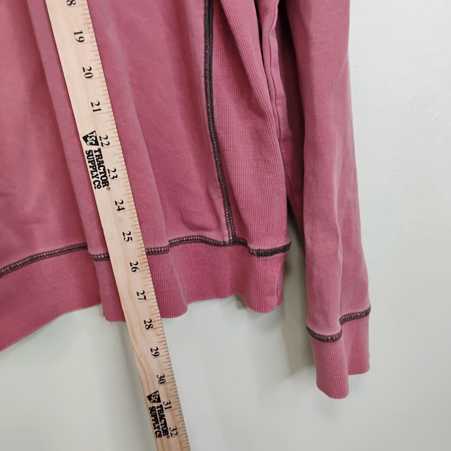 Tommy Bahama Tommy Bahama 1/4 Zip Pullover Sweatshirt Mens Medium Salmon Pink Stretch Knit Casual Shirt Size US M / EU 48-50 / 2 - 4 Thumbnail