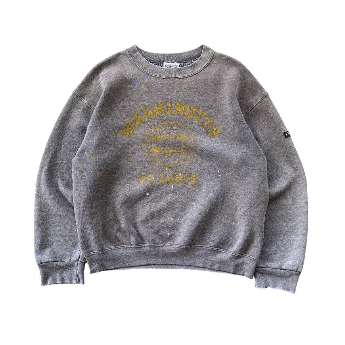 Edwin EDWIN Sunfaded Vintage Washington ST. Louis Sweatshirt Size US M / EU 48-50 / 2 - 1 Thumbnail