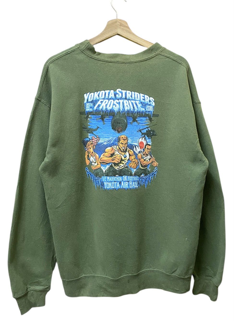 The Unbranded Brand Japan Running Club Sweatshirt Crewneck Size US M / EU 48-50 / 2 - 2 Thumbnail
