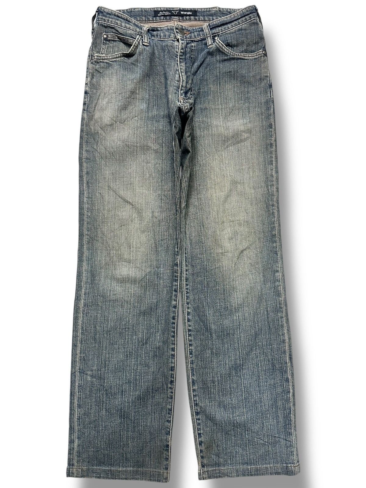 Wrangler Vintage Wrangler Authentic Western Jeans Straight & Mudwash Size US 30 / EU 46 - 1 Thumbnail
