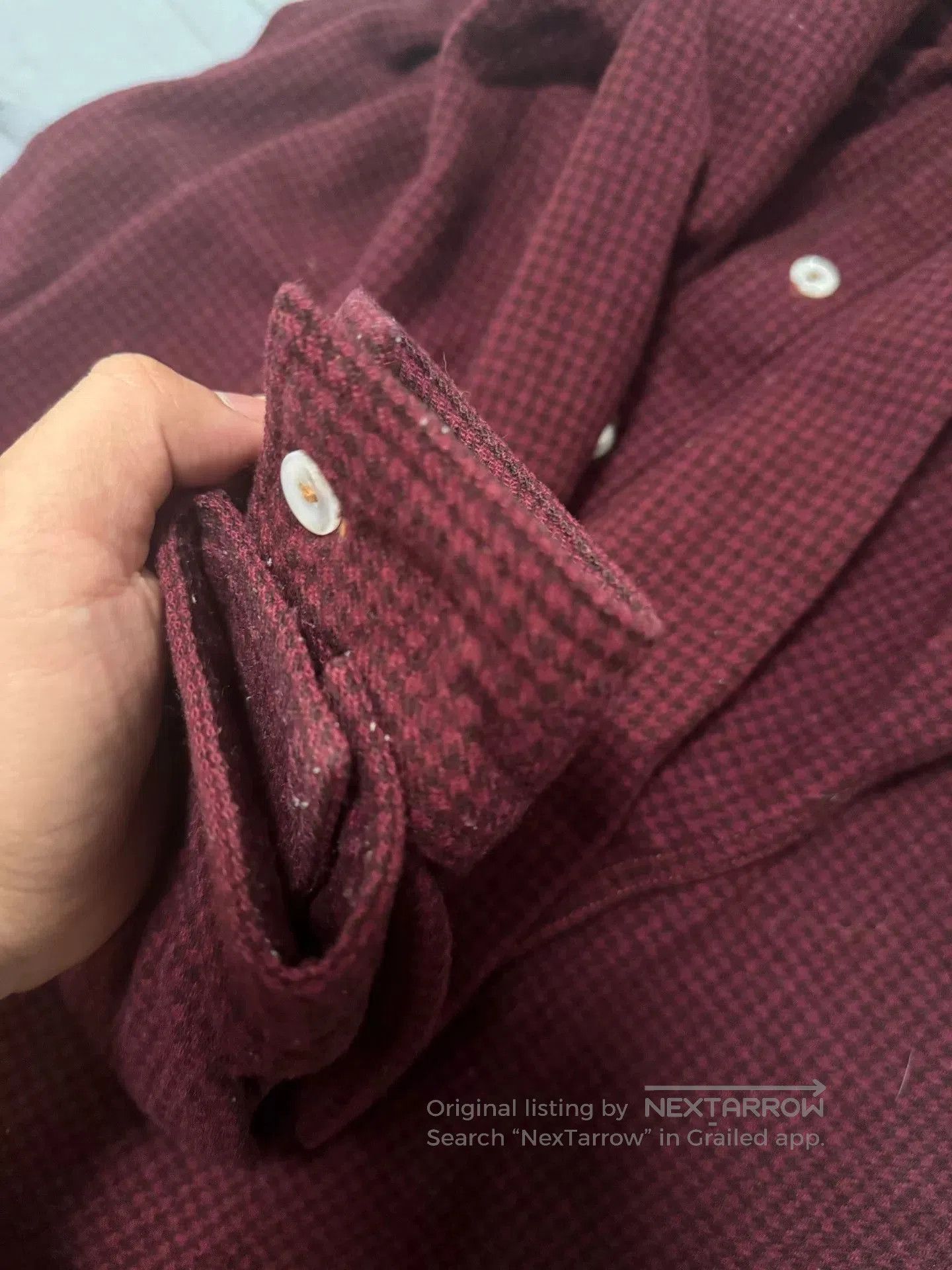 Freewheelers Heavyweight Red Wool Hunting Shirt. Size US L / EU 52-54 / 3 - 5 Thumbnail