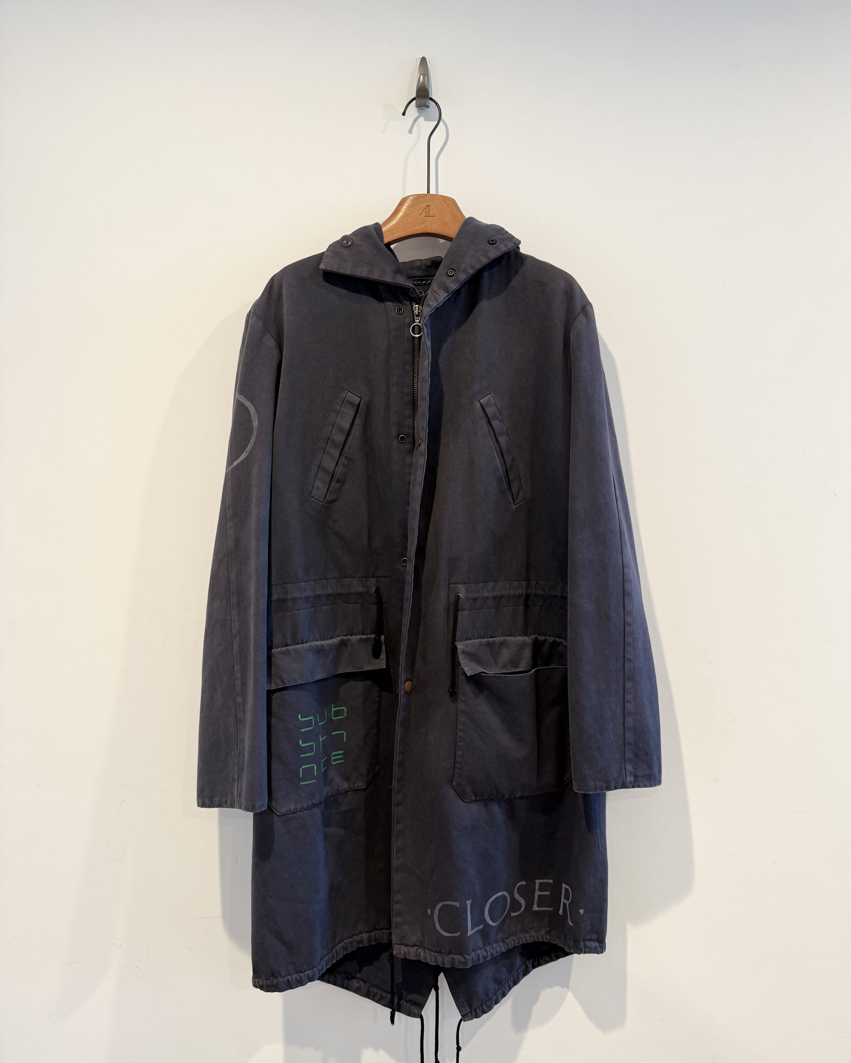 Raf Simons Raf Simons Aw2003 Closer New Order Colleges Parka Size US S / EU 44-46 / 1 - 2 Thumbnail
