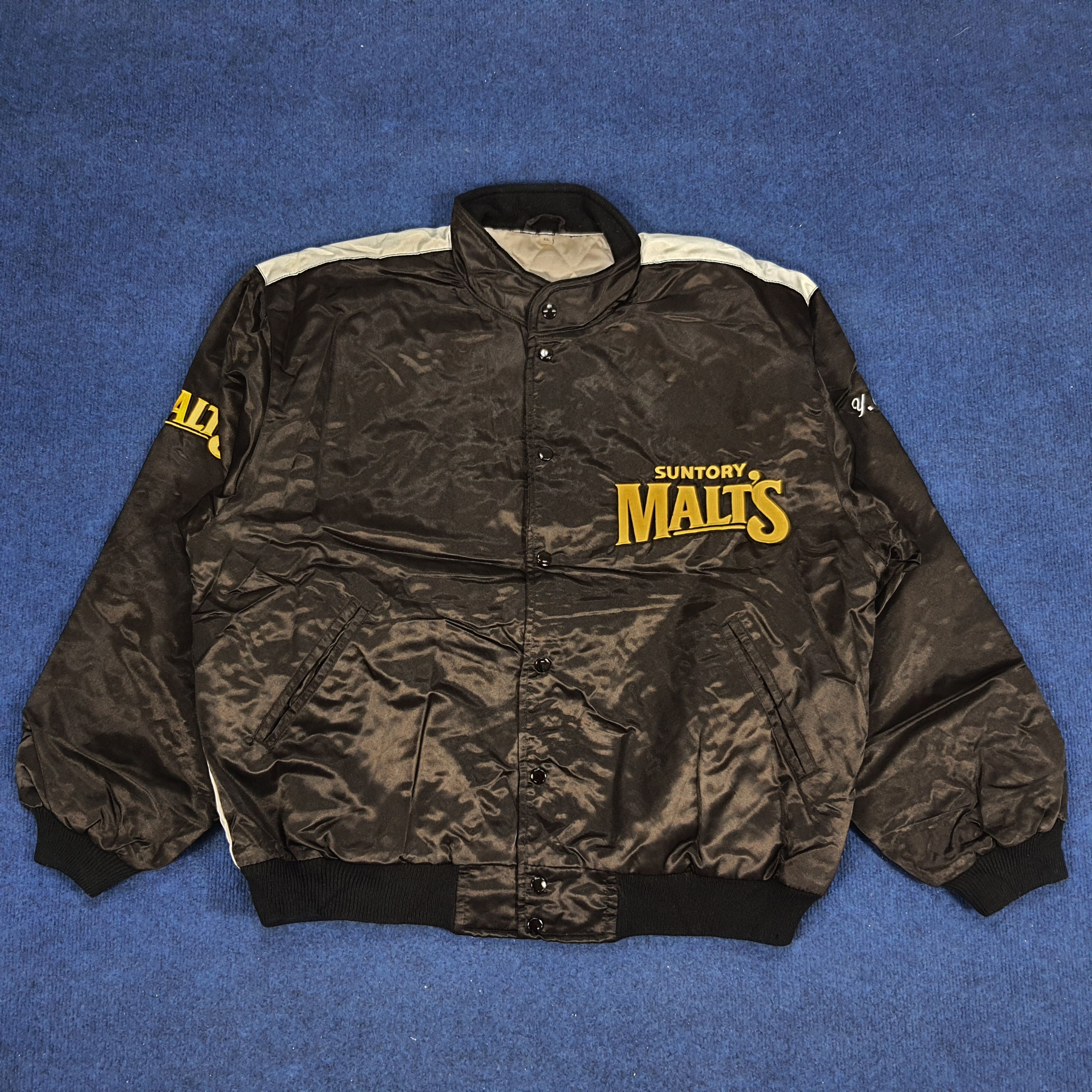 MLB × Vintage Vintage Suntory Malt's Baseball Team MLB Bomber Jacket Size US XXL / EU 58 / 5 - 3 Thumbnail
