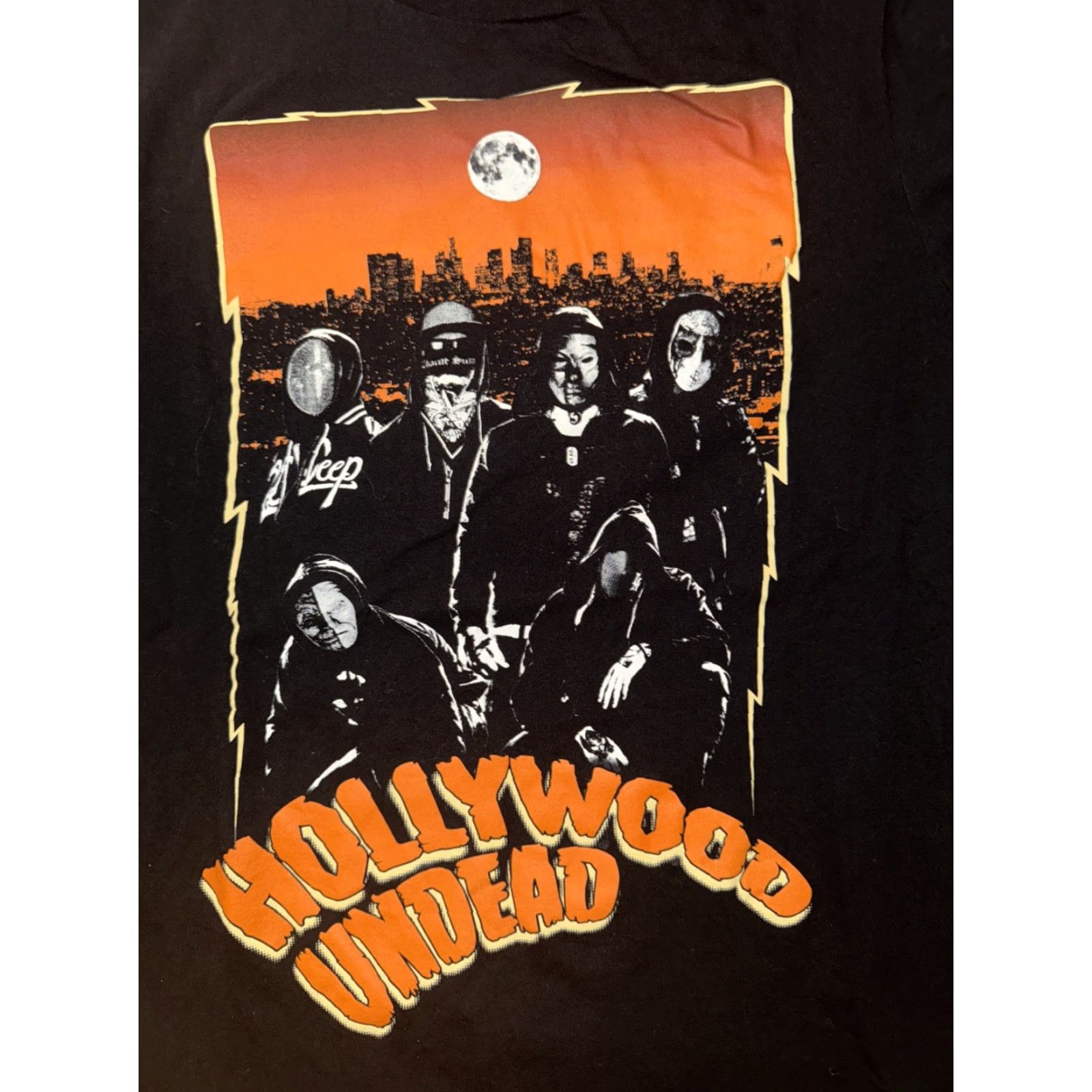 Vintage VINTAGE Hollywood Undead Band T-Shirt Black Small S 17x22 Graphic Print Men Rock Metalcore Shirts Mens Size US S / EU 44-46 / 1 - 2 Thumbnail