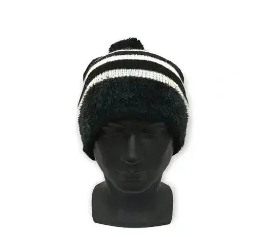 Japanese Brand × Vintage Stripe Jail Design Beanie Hat Size ONE SIZE - 1 Thumbnail