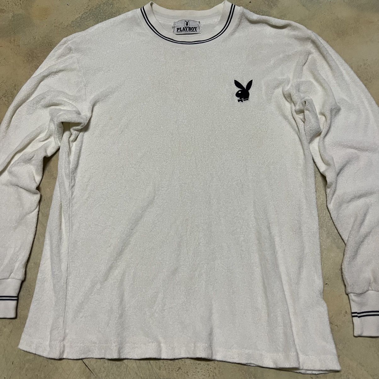 Playboy Playboy Small Logo Long Sleeve Fleece T Shirt Size US S / EU 44-46 / 1 - 3 Thumbnail