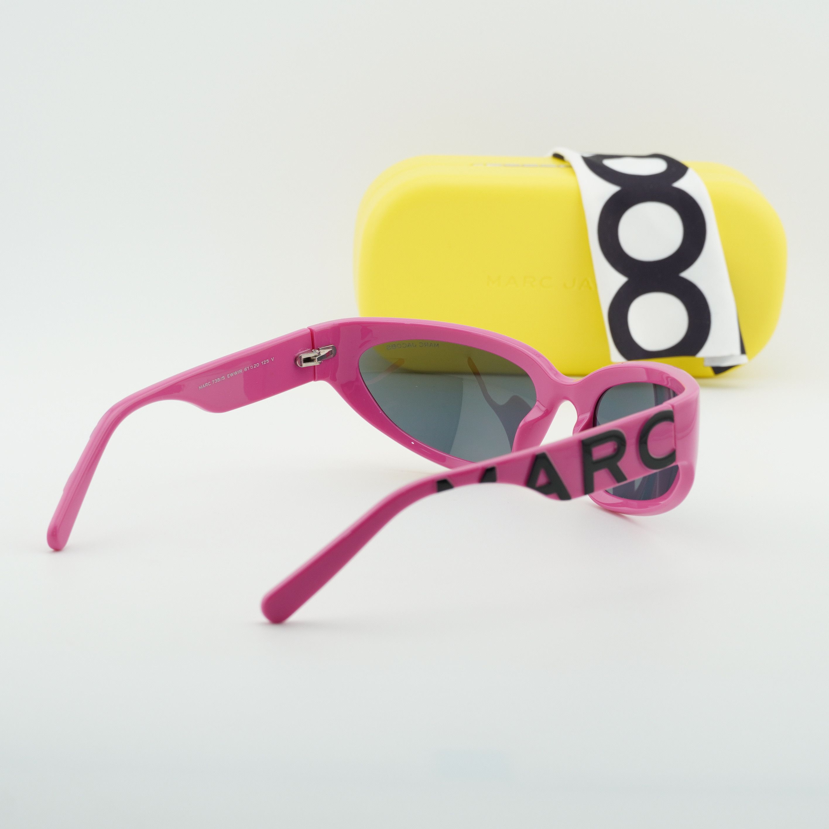 Marc Jacobs Marc Jacobs MARC 738/S 0EWW IR Sunglasses Fuchsia Cat Eye Size ONE SIZE - 12 Thumbnail