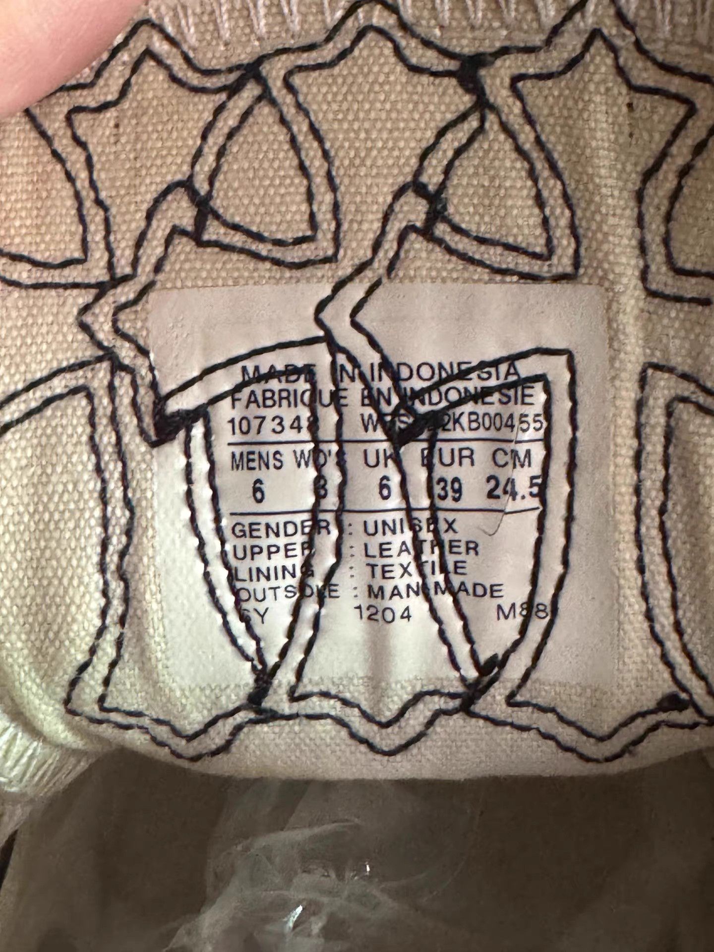 Chrome Hearts chrome Hearts Triple Cross Leather Patch Low Top Converse Size US 6.5 / EU 39-40 - 9 Thumbnail