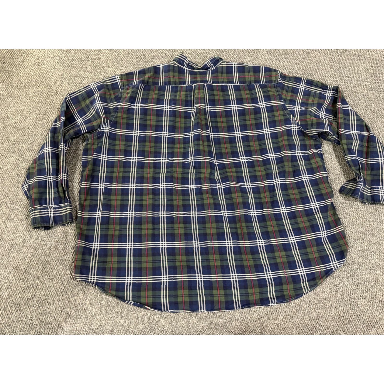 Ralph Lauren Ralph Lauren Shirt Mens 4XB Big & Tall Plaid Button-Down Long Sleeve Classic Fit Multicolor Size US XXL / EU 58 / 5 - 7 Thumbnail