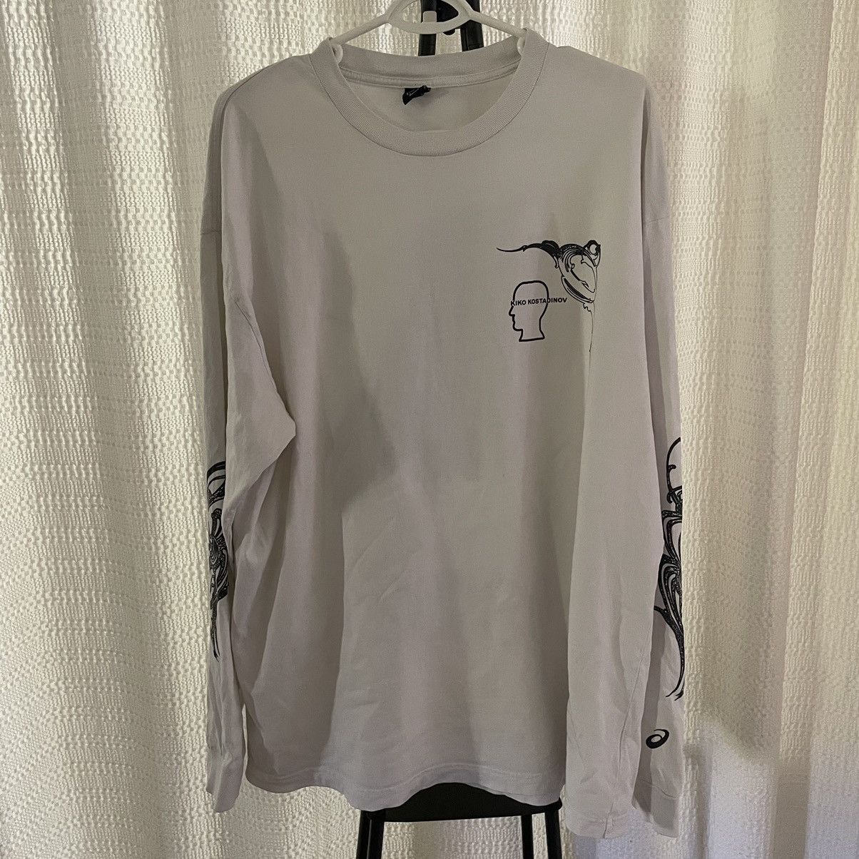 Pre-owned Brain Dead Kiko Kostadinov X  Longsleeve T Shirt In White