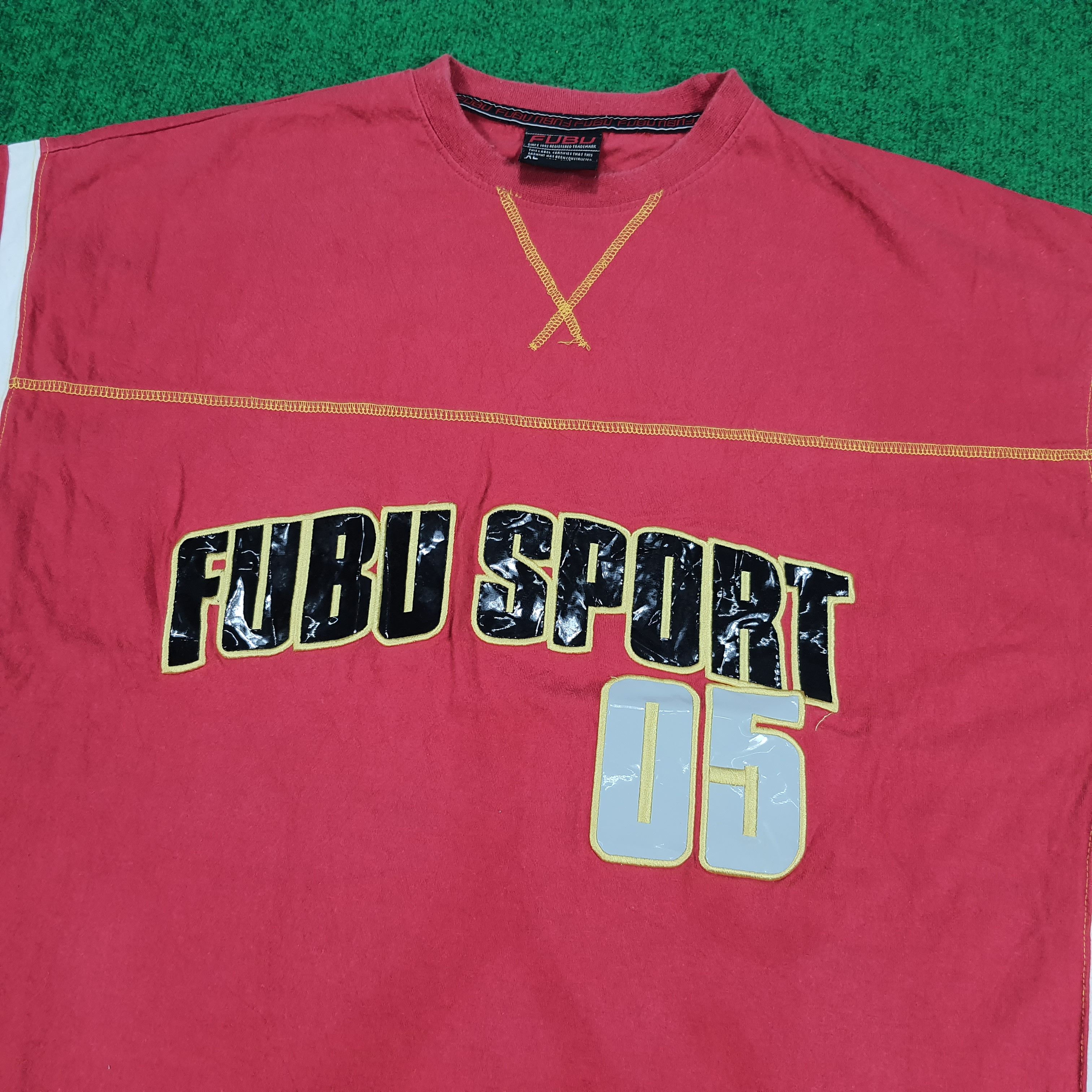 Fubu × Vintage Vintage FUBU Sports 05 Raglan Sportswear Tshirt Size US XL / EU 56 / 4 - 2 Thumbnail
