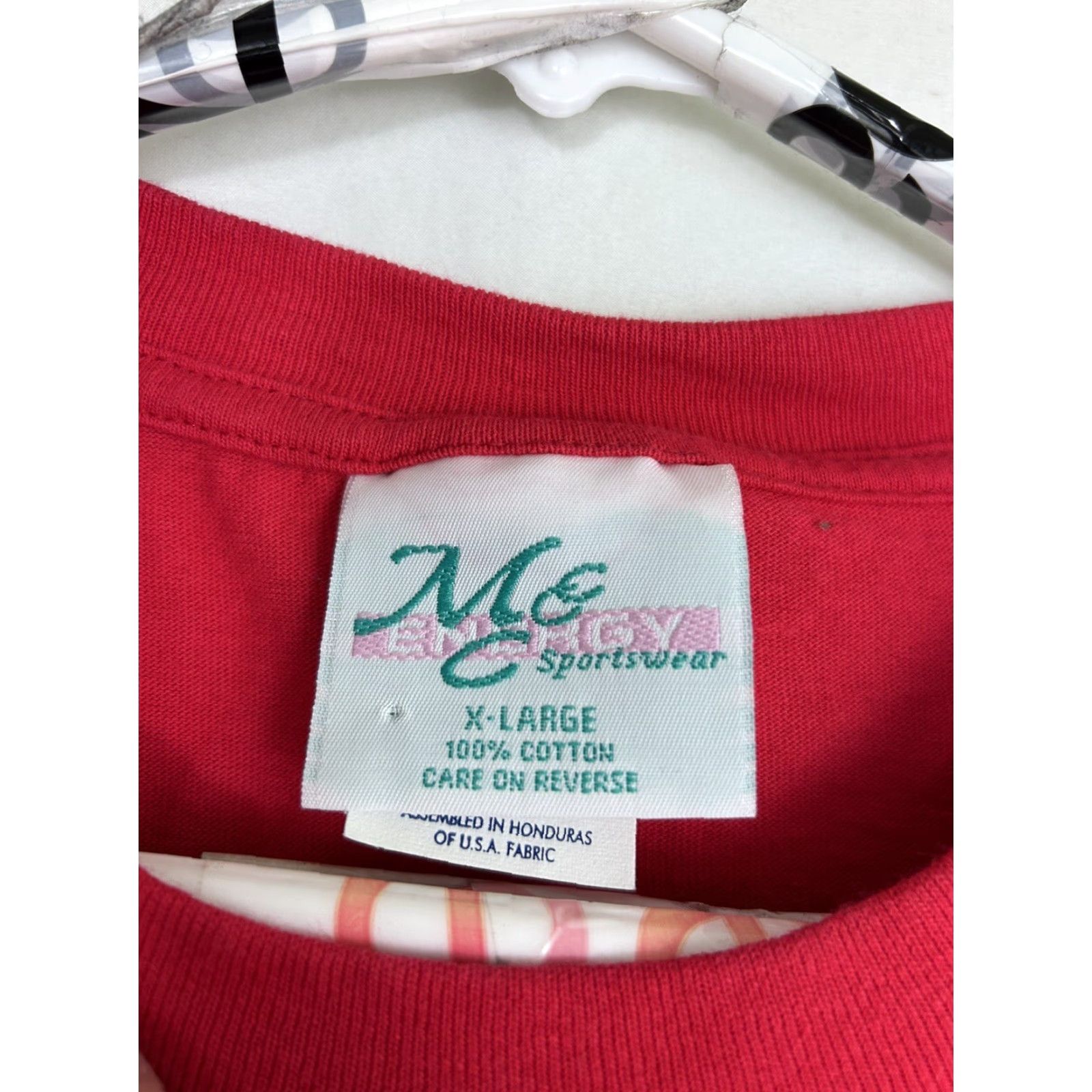 Vintage VINTAGE M&C Energy Sportswear Red USA Status Of Liberty Bear T-Shirt XL Adults Mens Size US XL / EU 56 / 4 - 6 Thumbnail