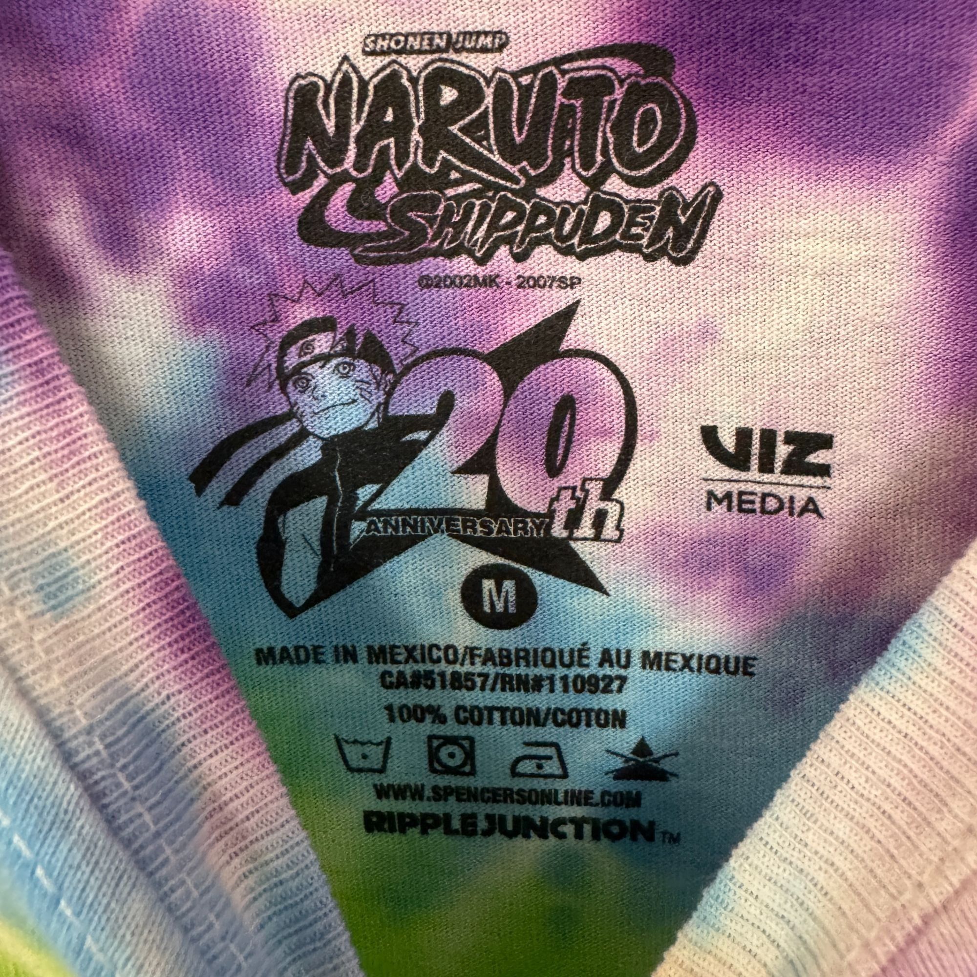 Ripple Junction Naruto Shadow Clone Jutsu Naruto Shippuden Anime Tie Dye M Size US M / EU 48-50 / 2 - 4 Thumbnail