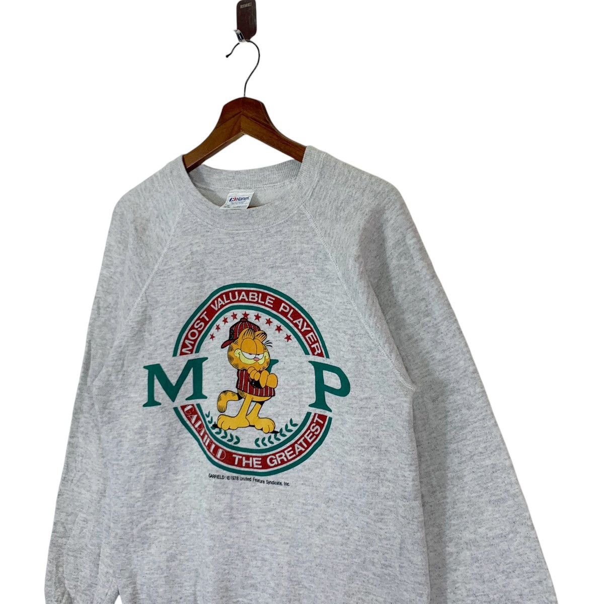 NBA × Vintage VINTAGE 90s GARFIELD CARTOON PULLOVER CREWNECK Size US M / EU 48-50 / 2 - 2 Thumbnail