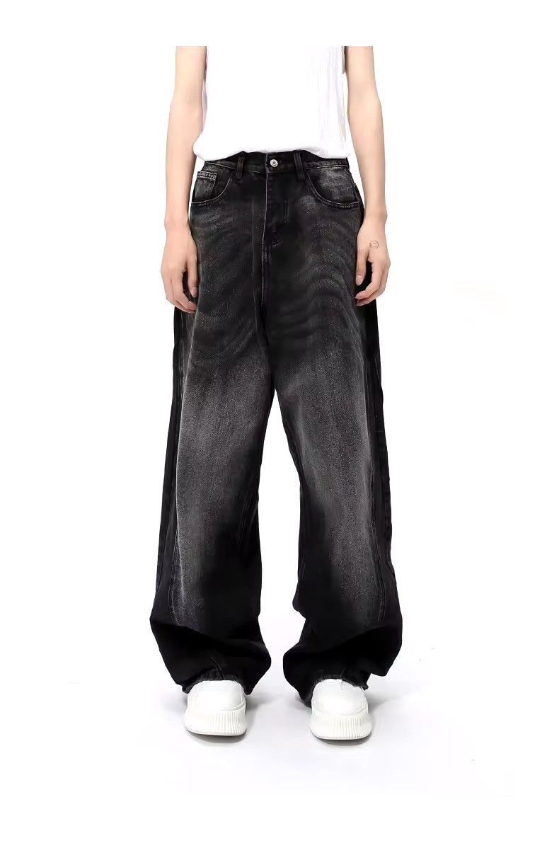 Jean × Streetwear × Vintage Street style baggy wide leg 