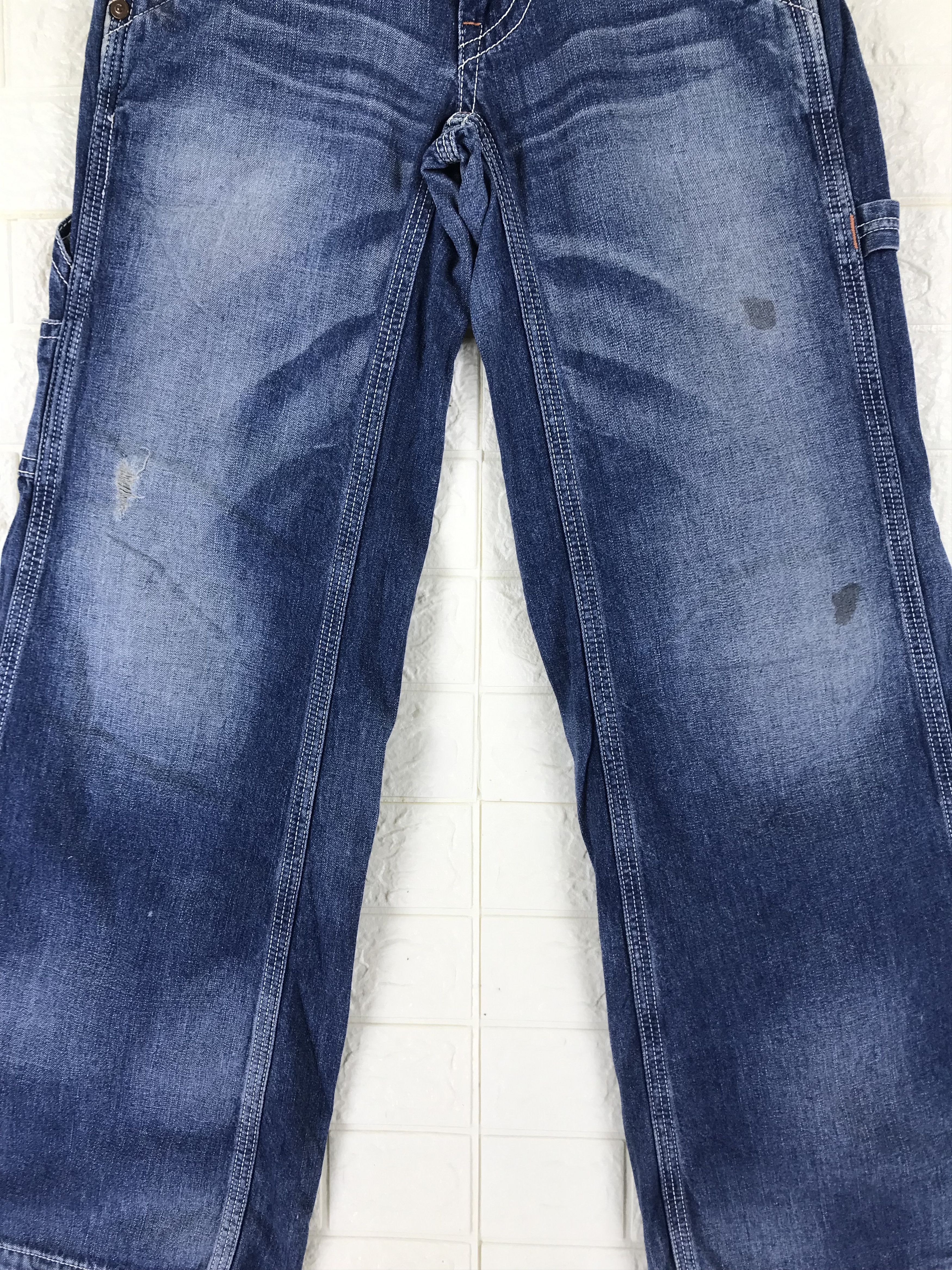Johnbull Vintage Johnbull Kojima Japan Carpenter Wide Leg Denim Size 29" - 3 Thumbnail