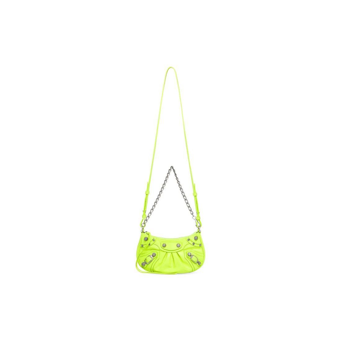 Balenciaga o1tr1nto0525 Size: OS /Le Cagole Mini Bag With Chain Green Size ONE SIZE - 6 Thumbnail