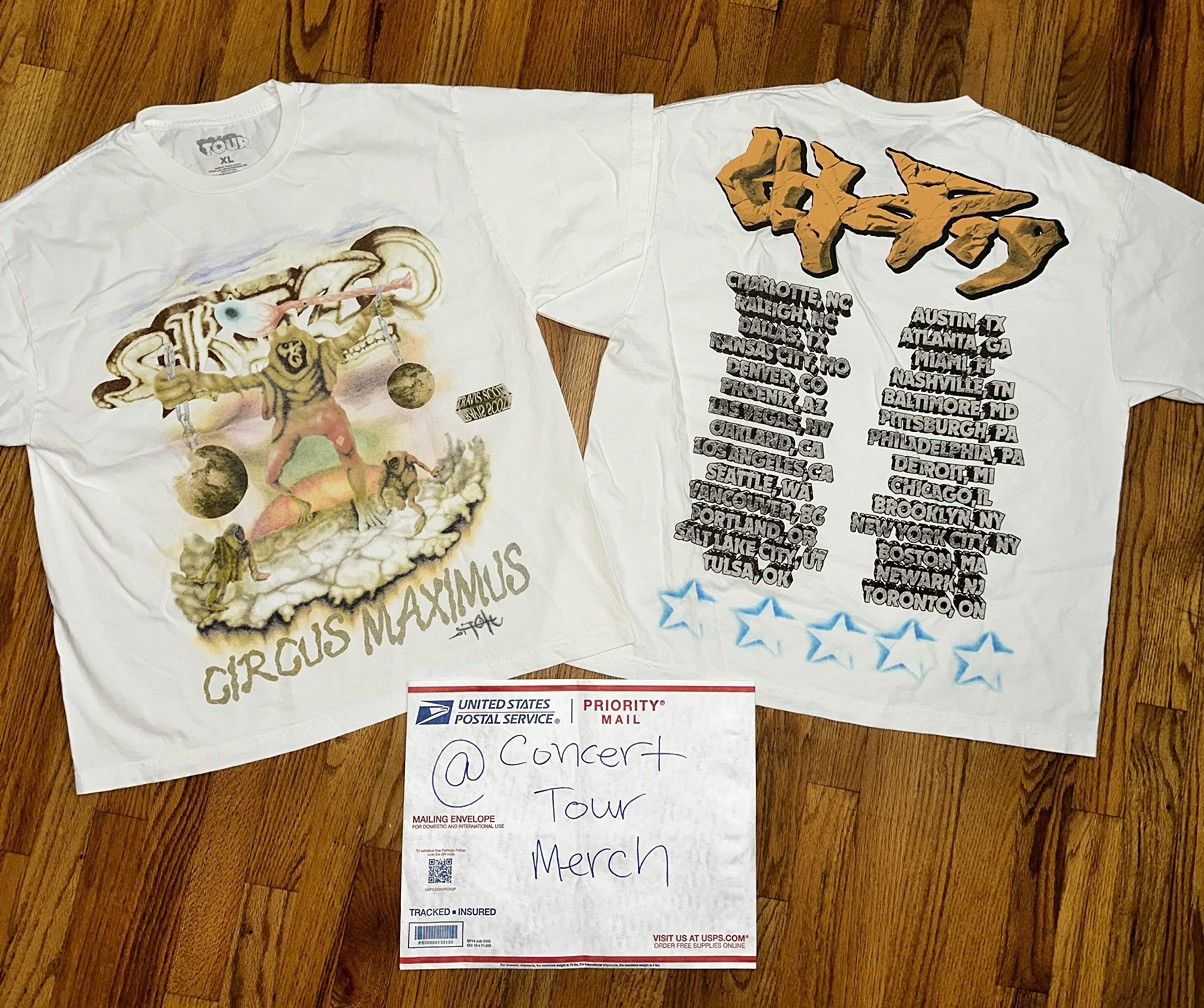 Travis Scott Circus Maximus Utopia Tour T Shirt size S
