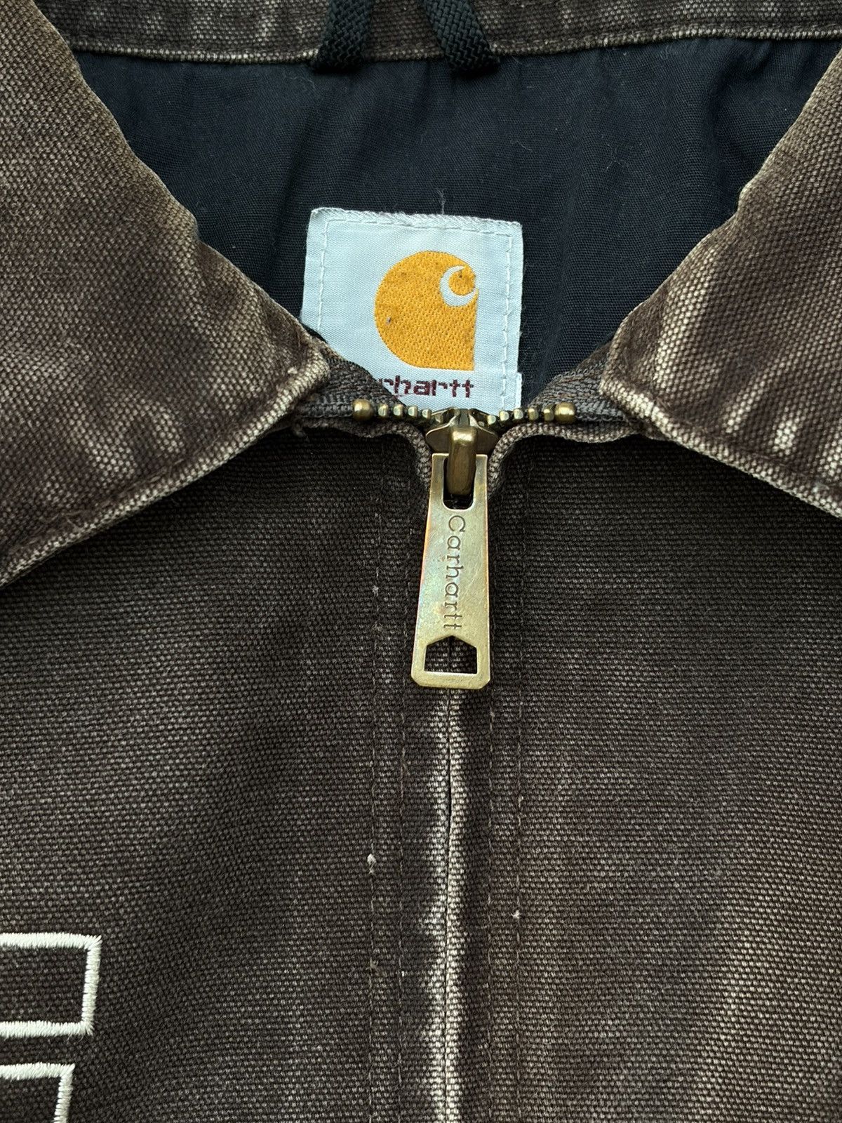Carhartt Vintage 00s Carhartt Detroit Jacket European DKB Size US L / EU 52-54 / 3 - 6 Thumbnail
