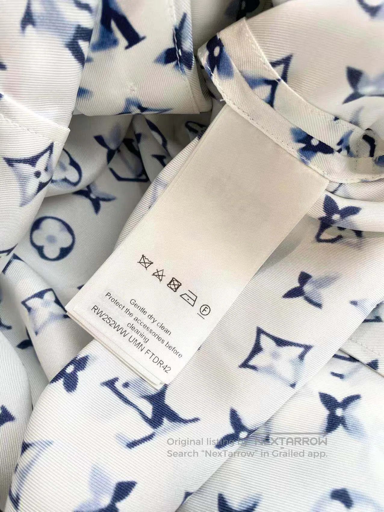 Louis Vuitton Louis Vuitton 25ss presbydo-full print long long sleeve sh Size 4XL / US 24-26 - 5 Thumbnail