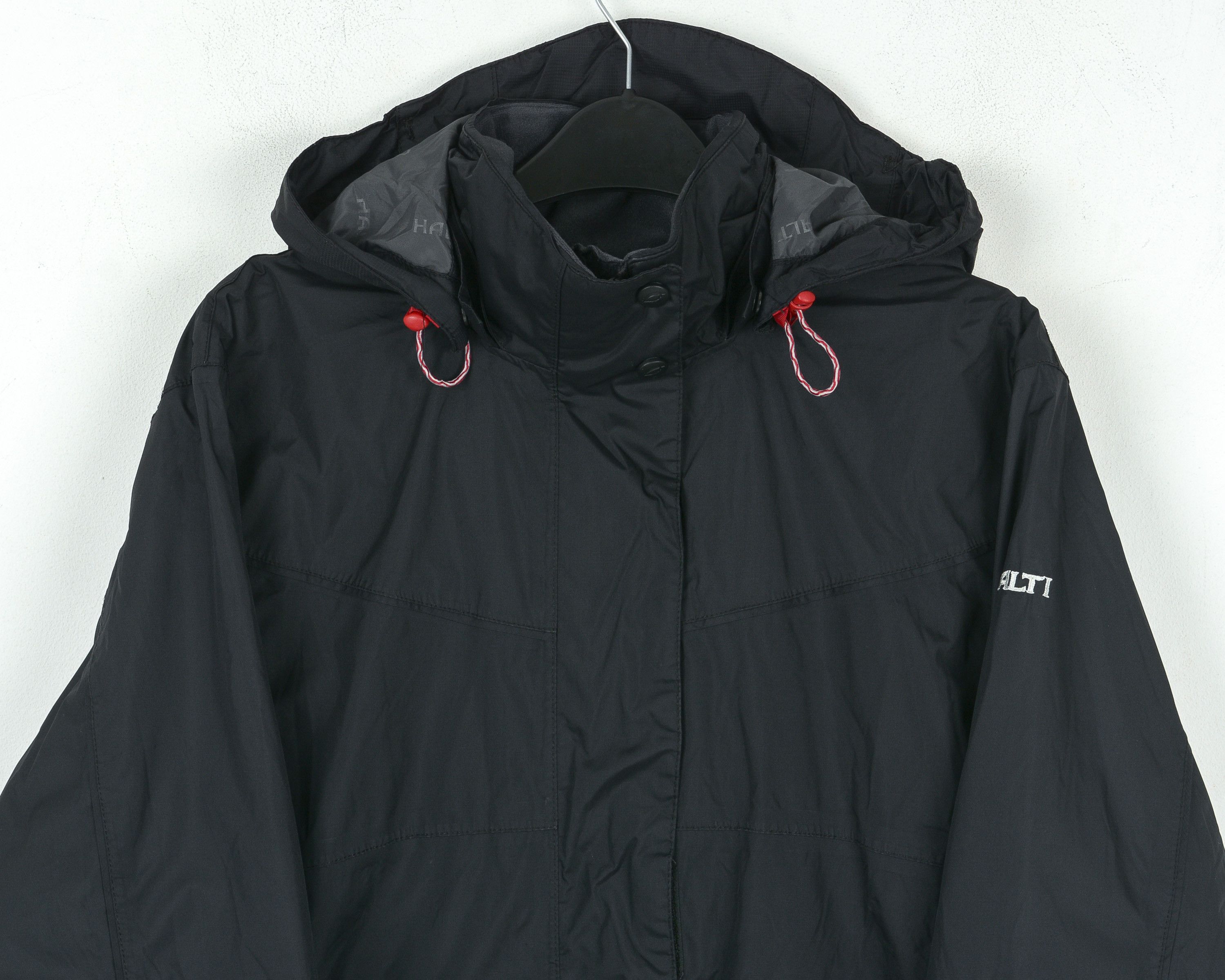 Designer HALTI Women 8-10 UK Jacket Waterproof Rain Coat 36 EU Hooded Size M / US 6-8 / IT 42-44 - 2 Thumbnail