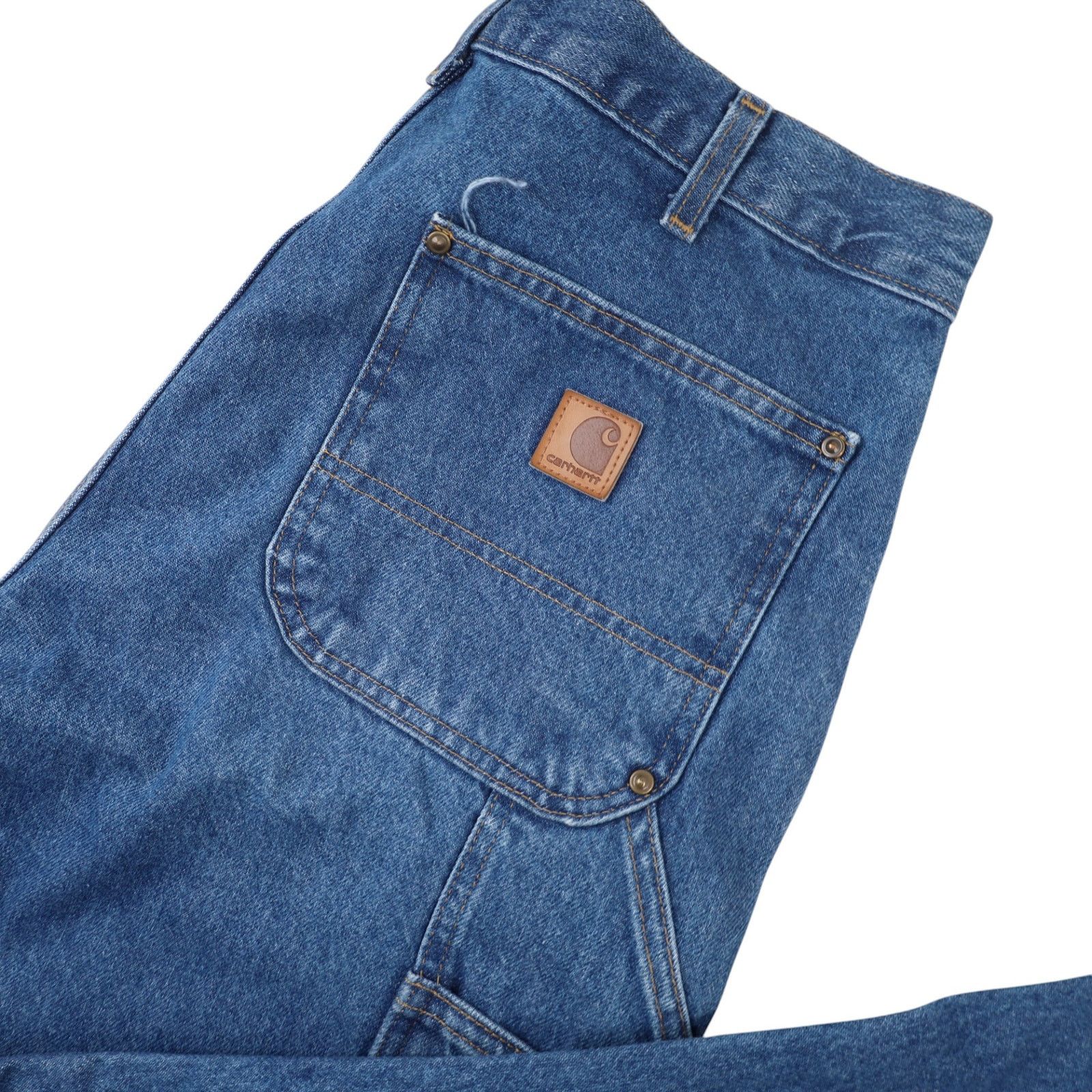 Carhartt Carhartt B73-DST Denim Double Knee Baggy Carpenter Pants Size US 34 / EU 50 - 10 Thumbnail