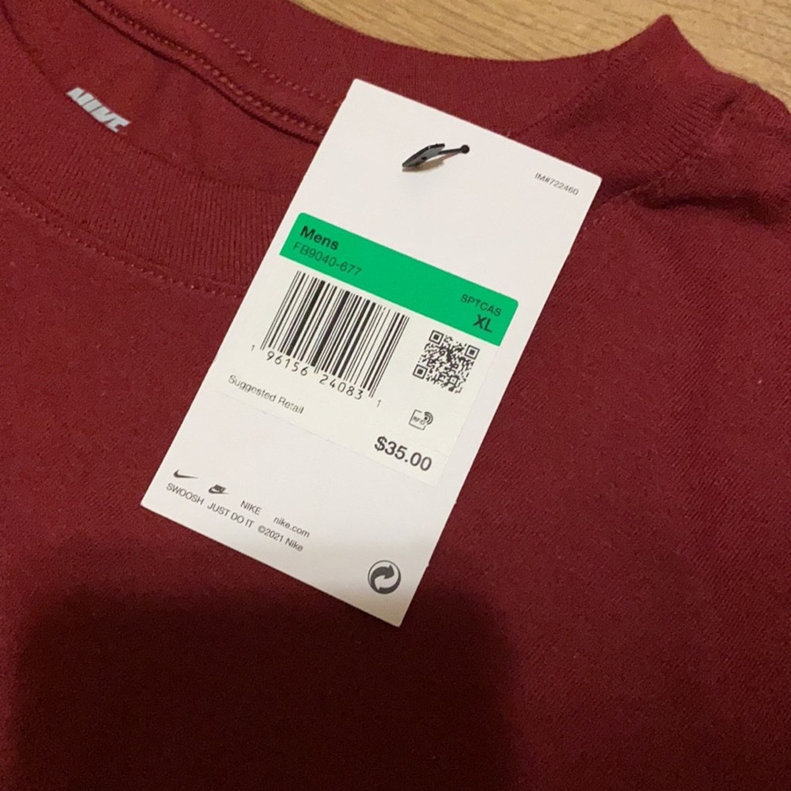 Nike Nike Happy Holidays Short Sleeve Size US XL / EU 56 / 4 - 3 Thumbnail