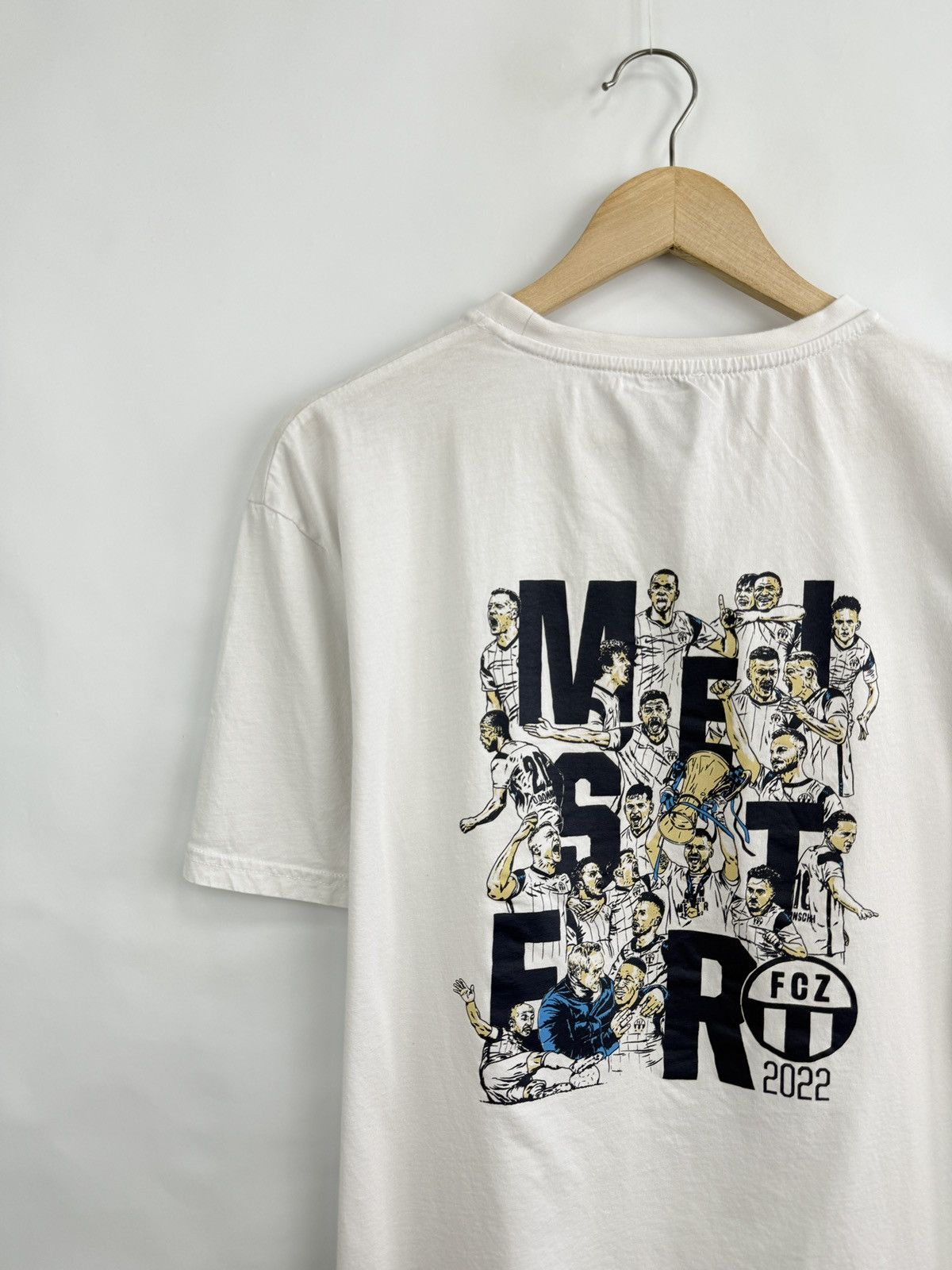 Nike 🇨🇭 2022 FCZ Zurich Meister Switzerland Suisse Swiss T-Shirt Size US XXL / EU 58 / 5 - 5 Thumbnail