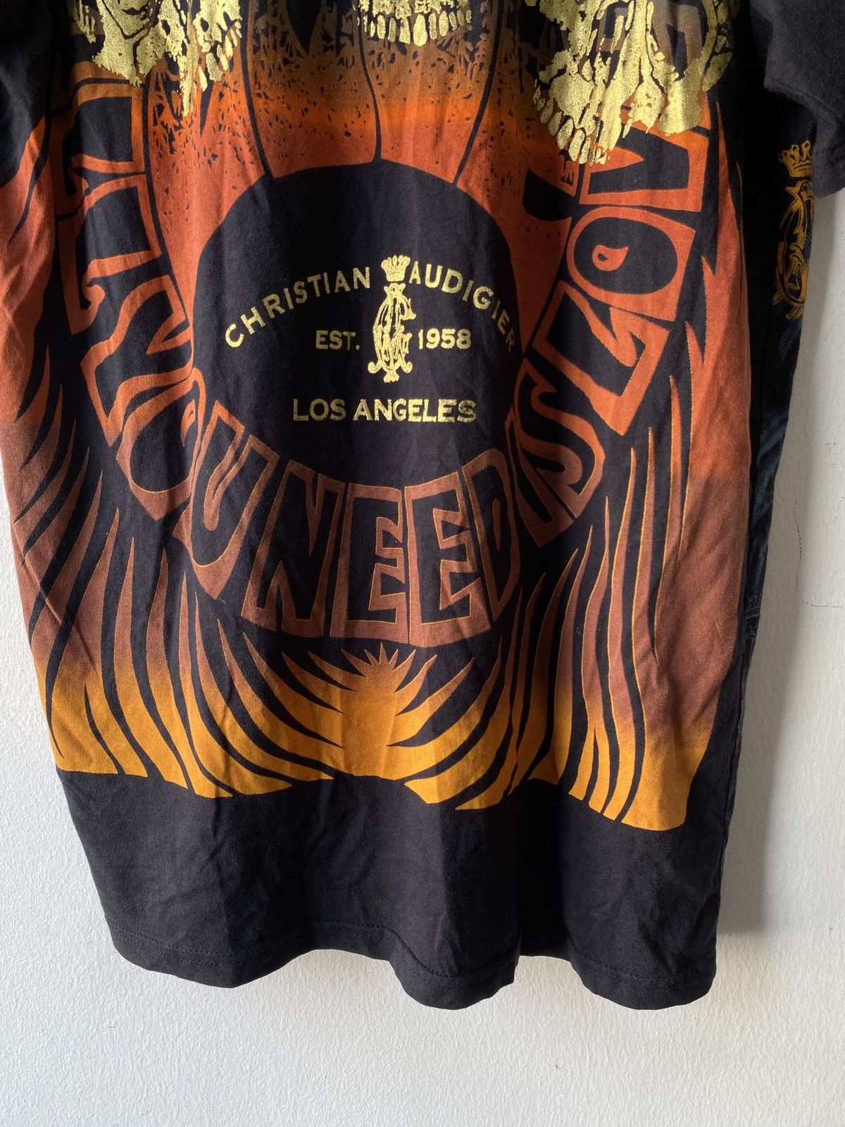Christian Audigier × Ed Hardy Christian Audigier Fullprint Design Chain Skull Tee Size US M / EU 48-50 / 2 - 8 Thumbnail